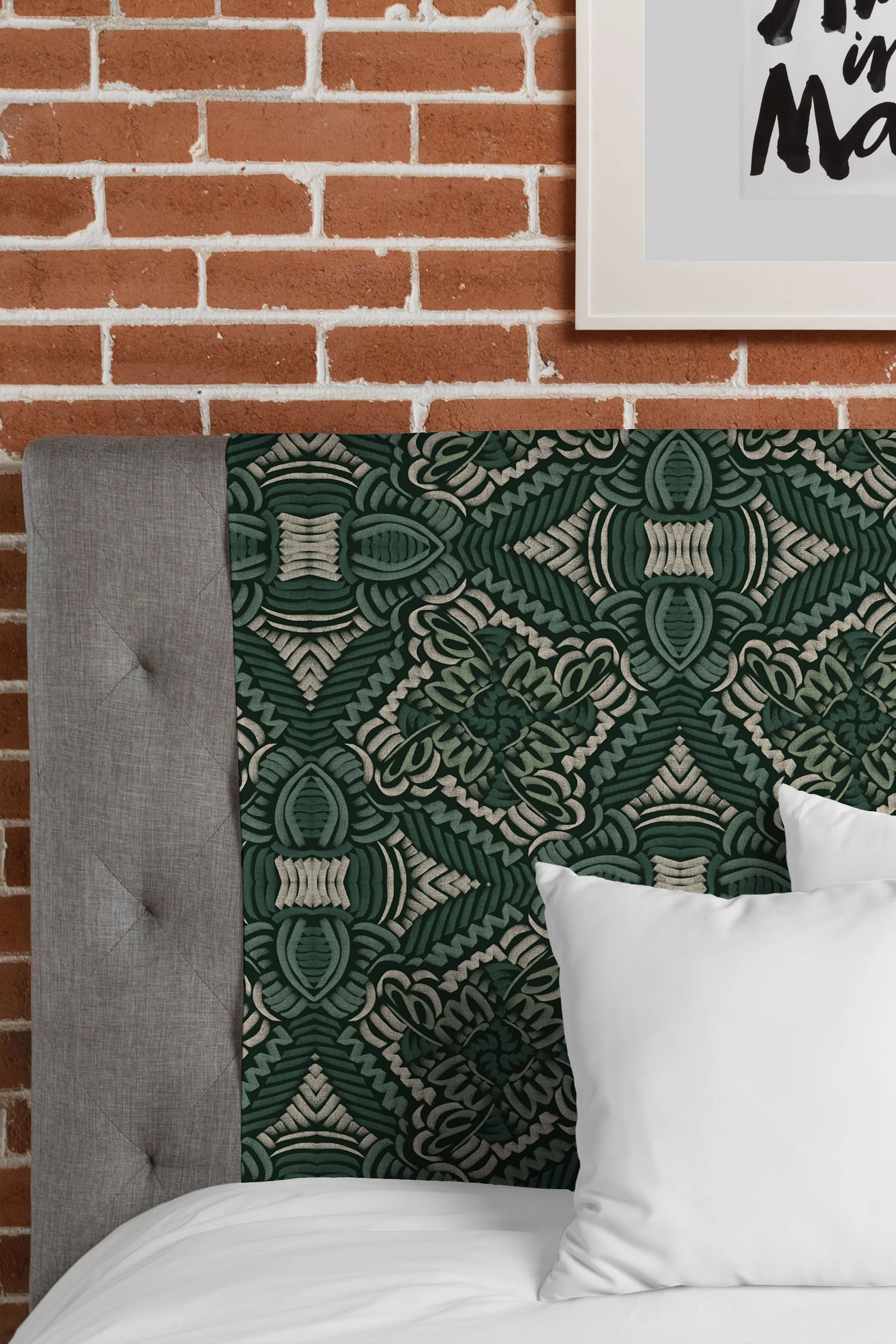 Marta Barragan Camarasa Intricate Forest Mosaic Tapestry - Image 3