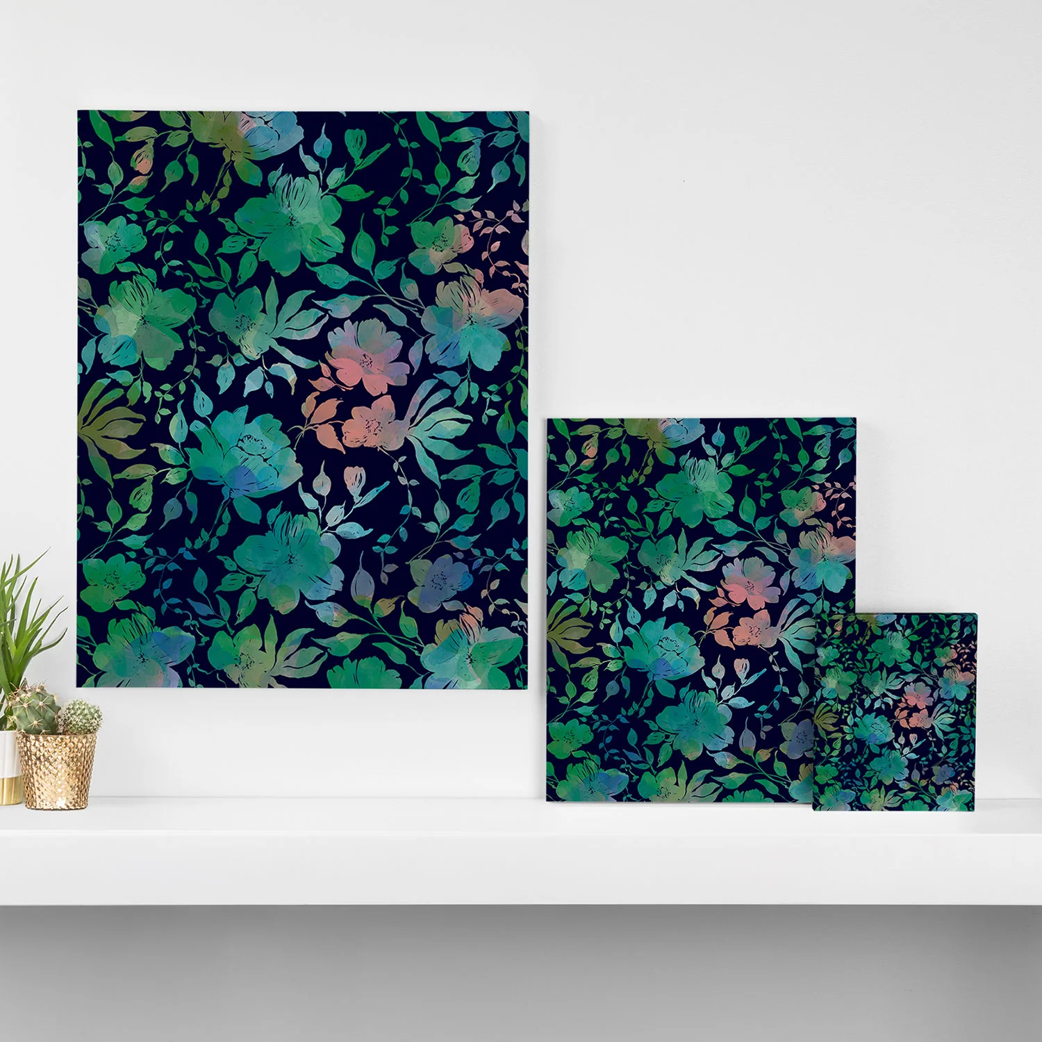 Marta Barragan Camarasa Lush Evening Botanicals Art Canvas - Image 5