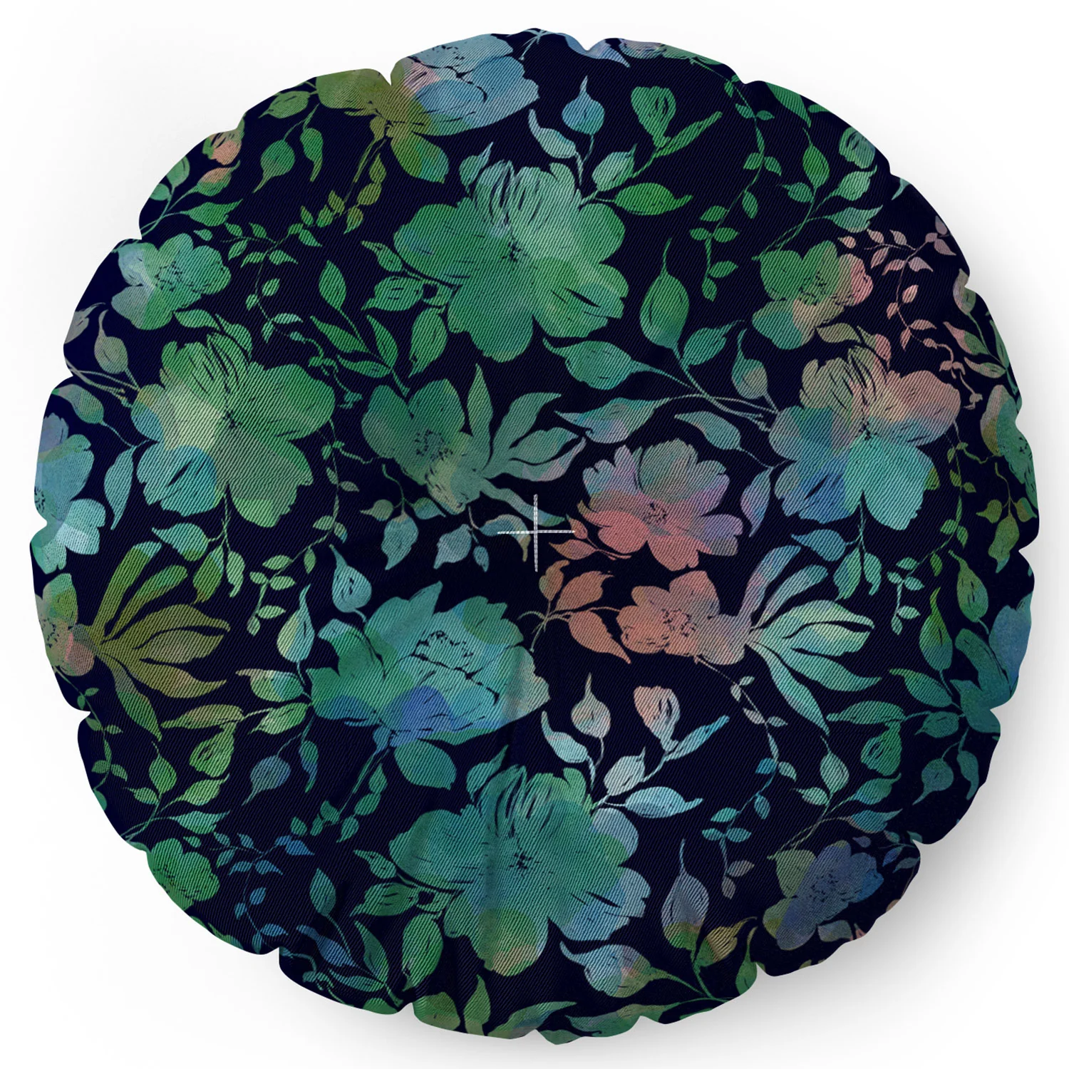 Marta Barragan Camarasa Lush Evening Botanicals Floor Pillow Round - Image 4