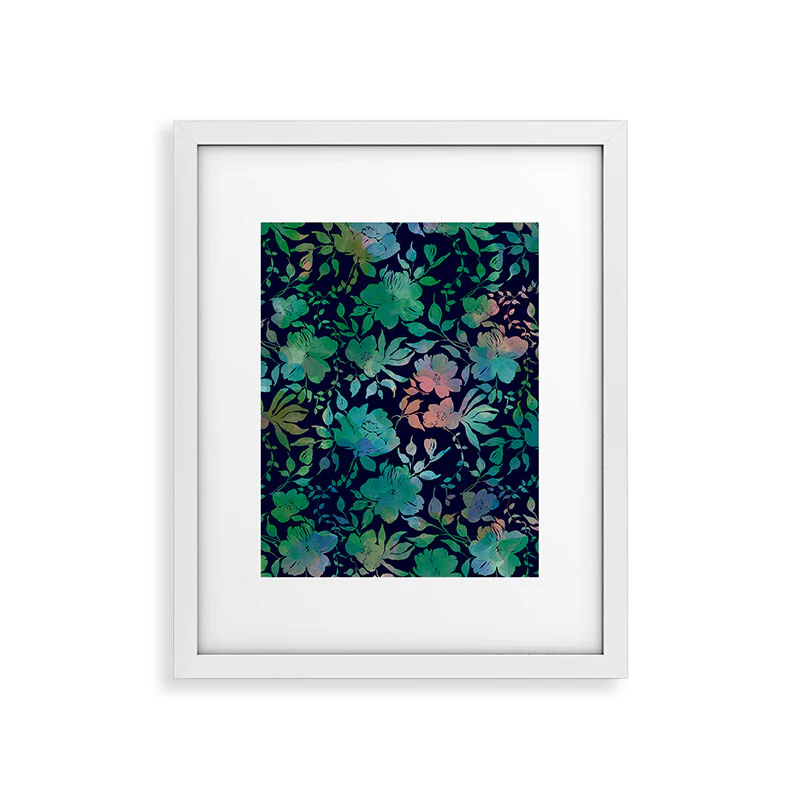 Marta Barragan Camarasa Lush Evening Botanicals Framed Art Print - Image 41