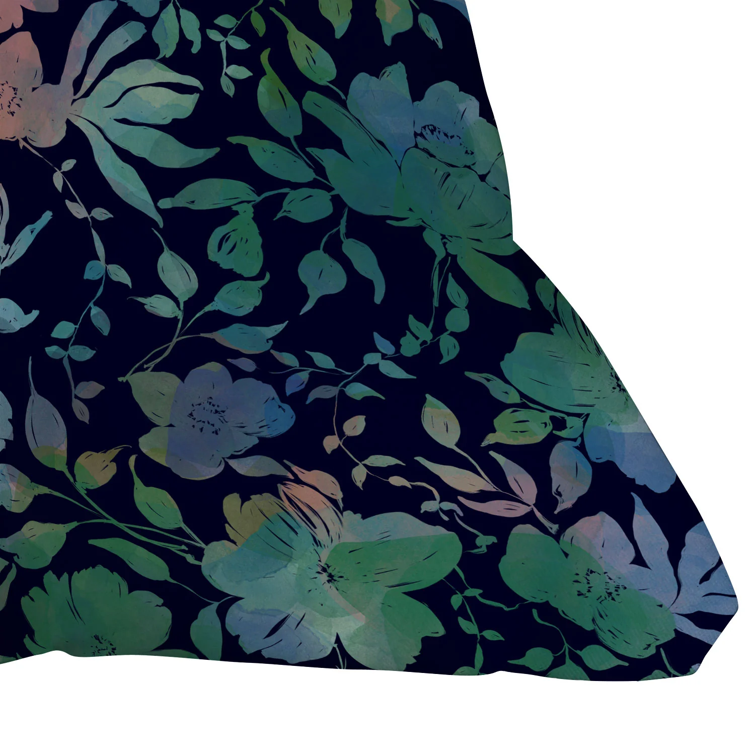 Marta Barragan Camarasa Lush Evening Botanicals Outdoor Throw Pillow - Image 11