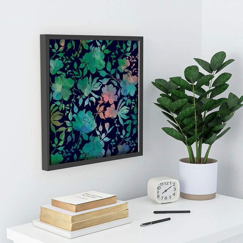 Marta Barragan Camarasa Lush Evening Botanicals Recessed Framing Square - Image 10