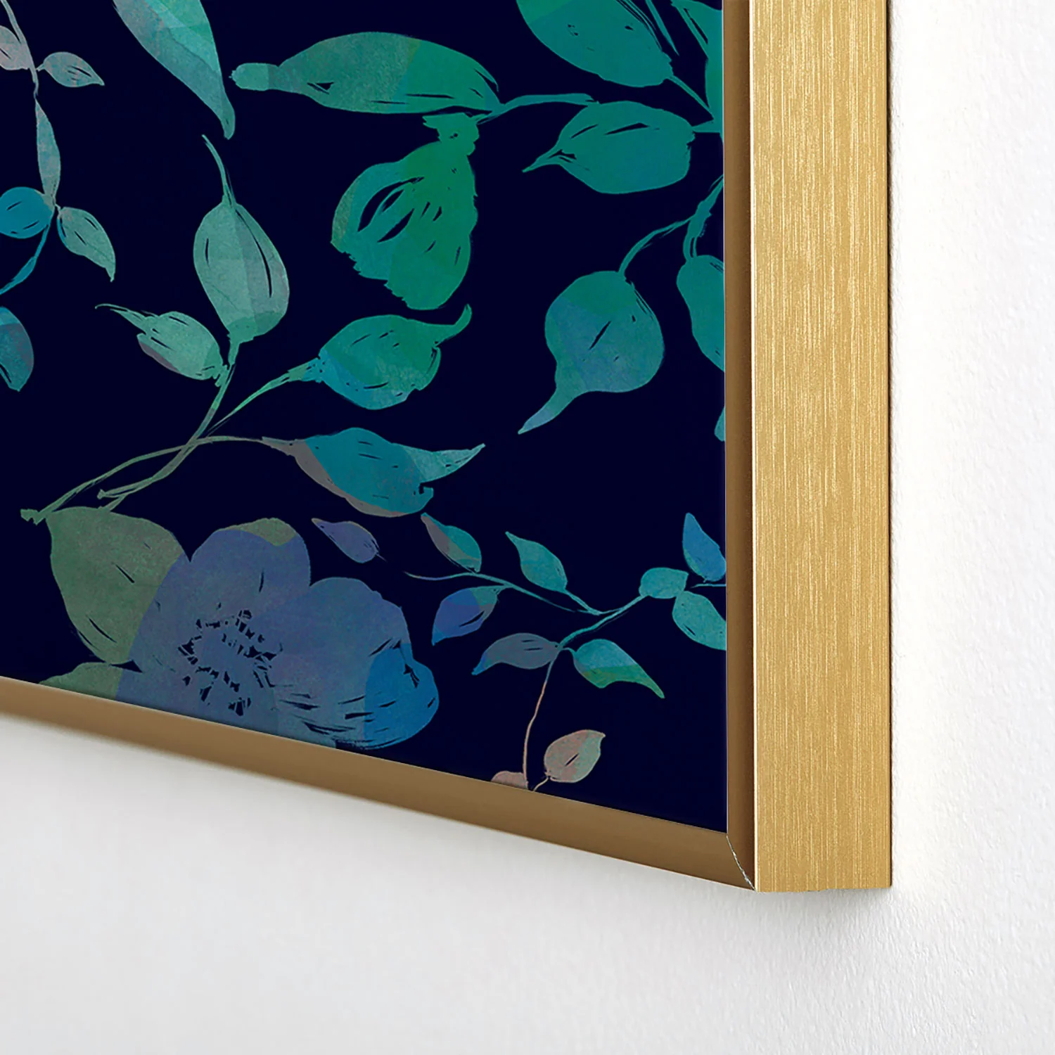 Marta Barragan Camarasa Lush Evening Botanicals Square Metal Framed Art Print - Image 16