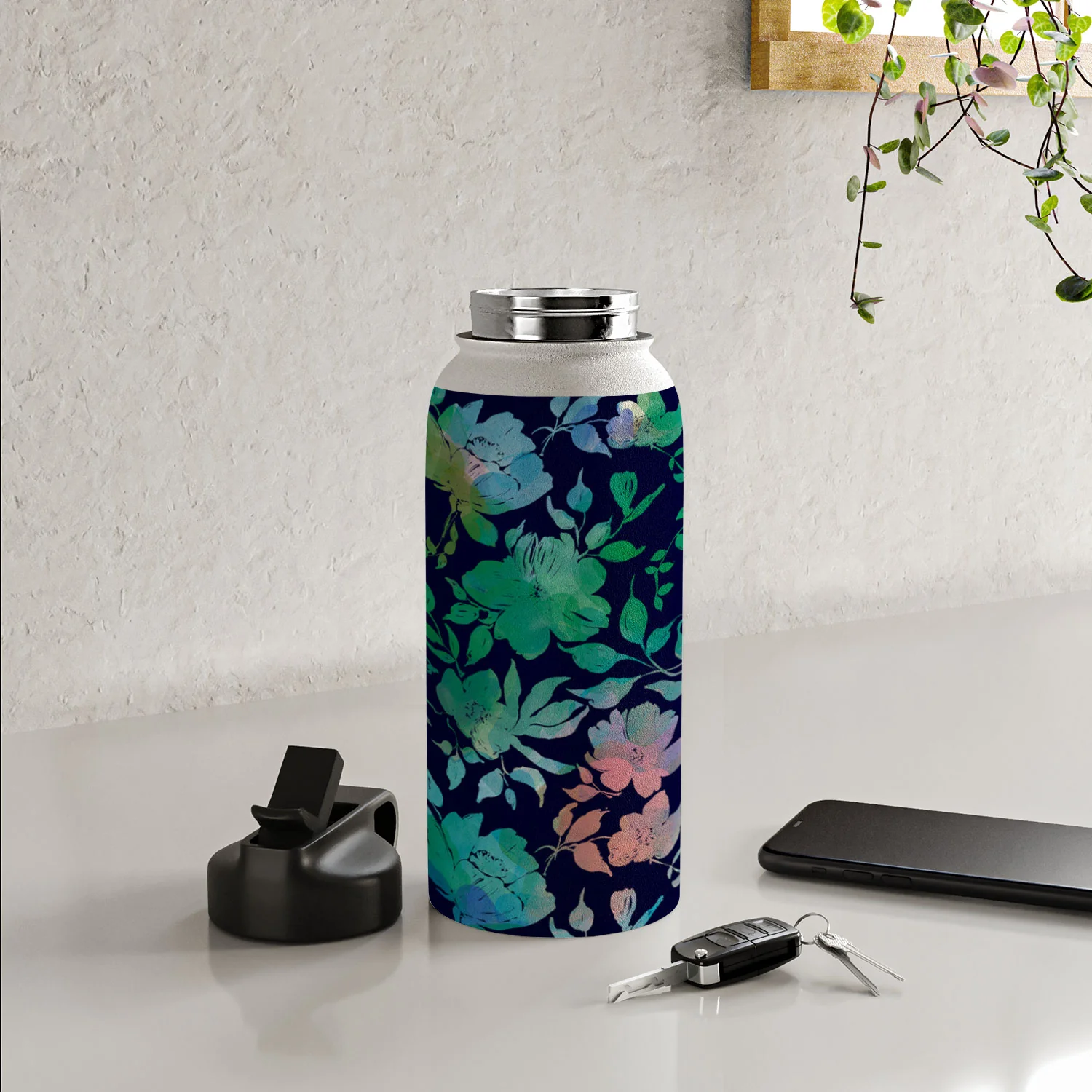 Marta Barragan Camarasa Lush Evening Botanicals Water Bottle - Image 32