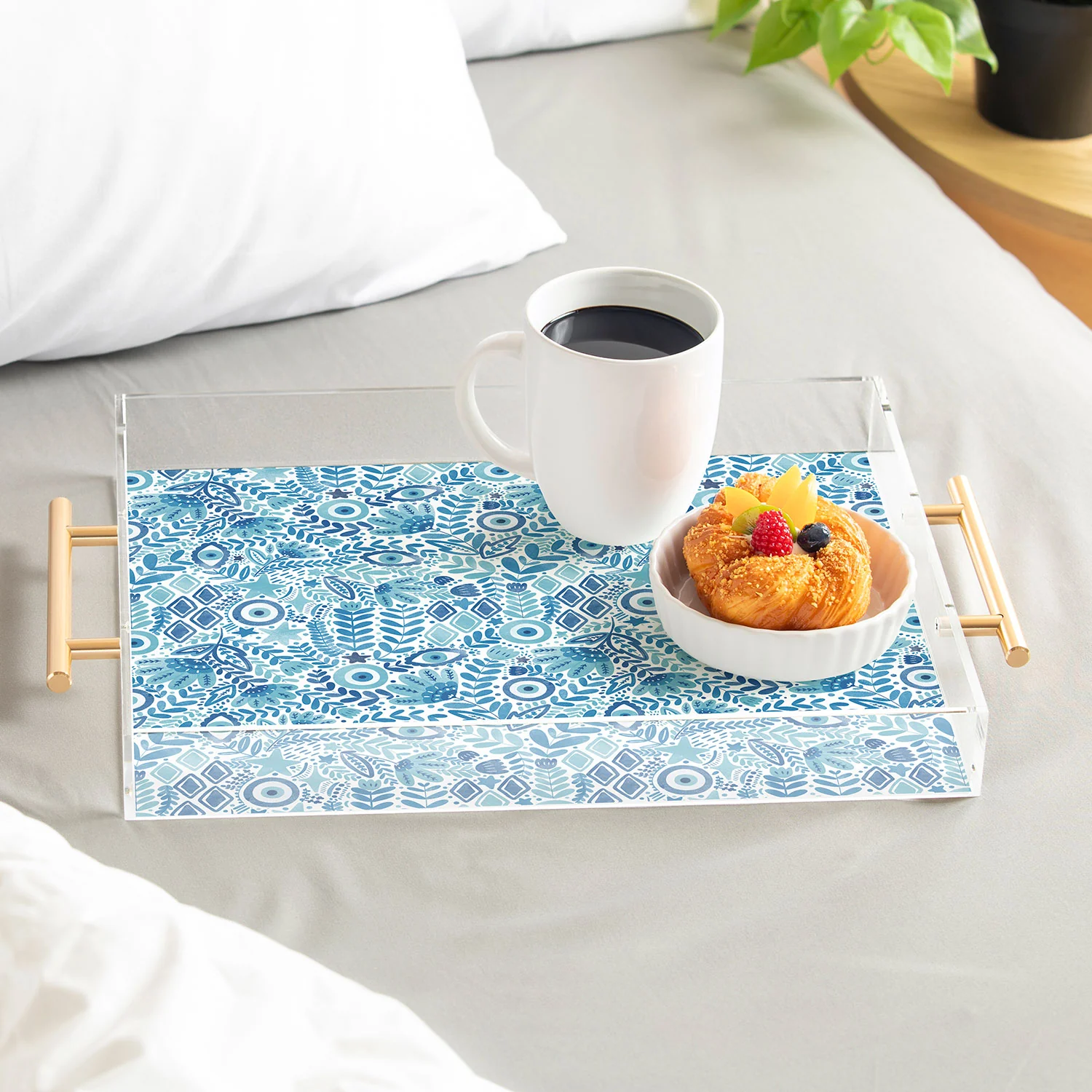 Marta Barragan Camarasa Mystical Leafy Oasis Acrylic Tray - Image 10