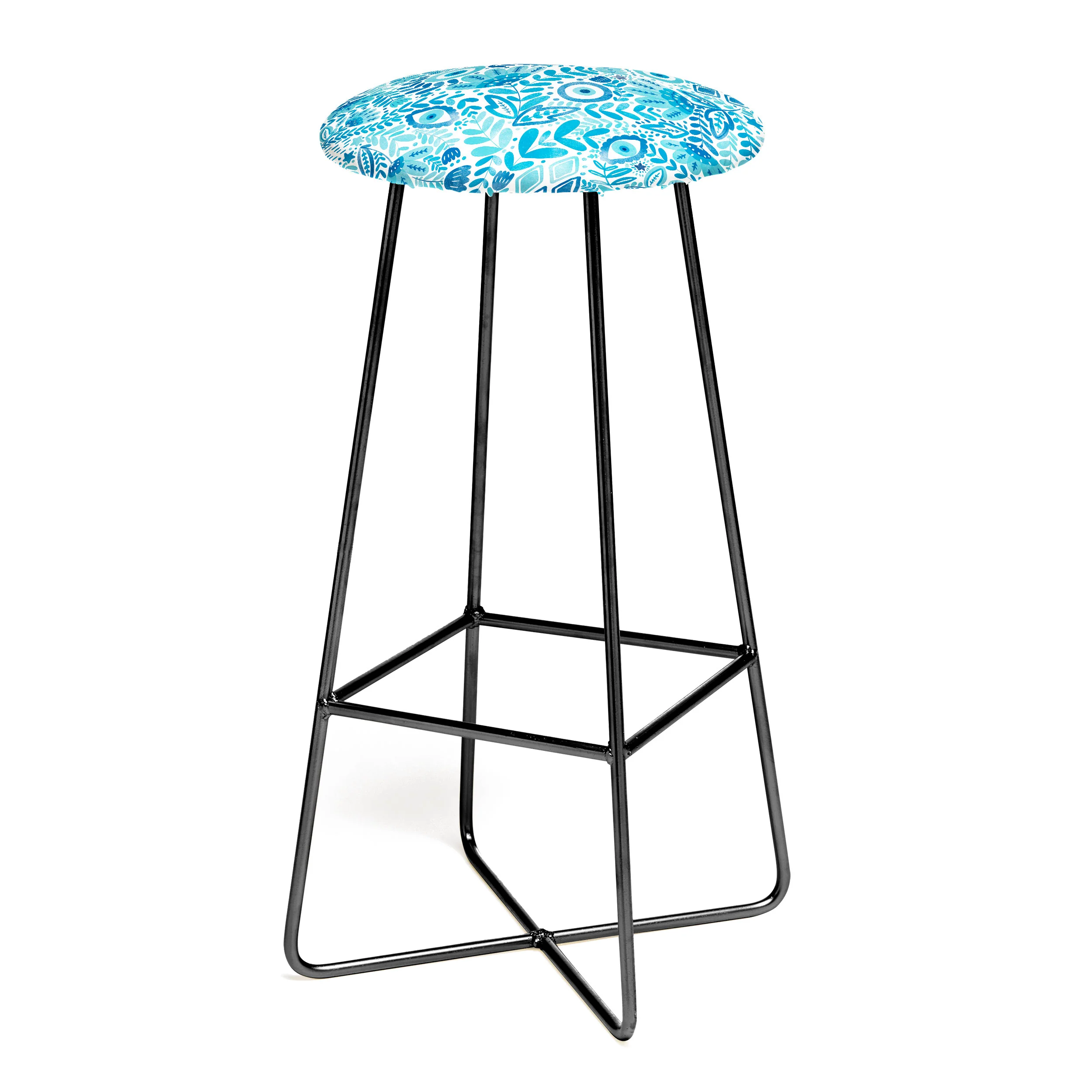 Marta Barragan Camarasa Mystical Leafy Oasis Bar Stool - Image 2
