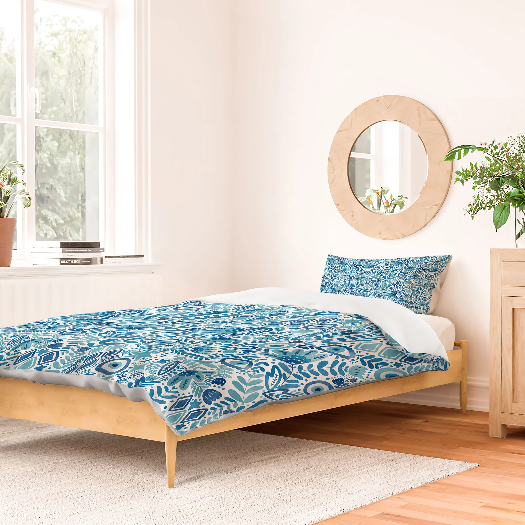 Marta Barragan Camarasa Mystical Leafy Oasis Duvet Cover - Image 50