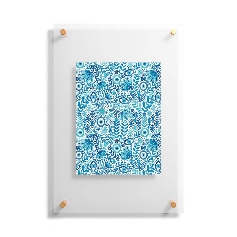 Marta Barragan Camarasa Mystical Leafy Oasis Floating Acrylic Print - Image 13
