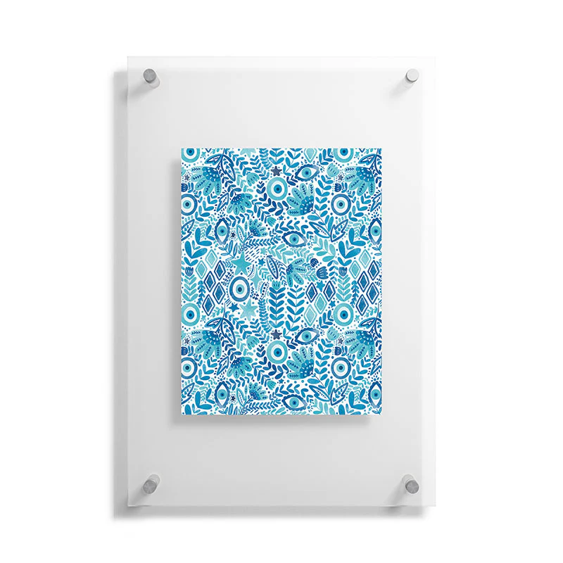 Marta Barragan Camarasa Mystical Leafy Oasis Floating Acrylic Print - Image 15