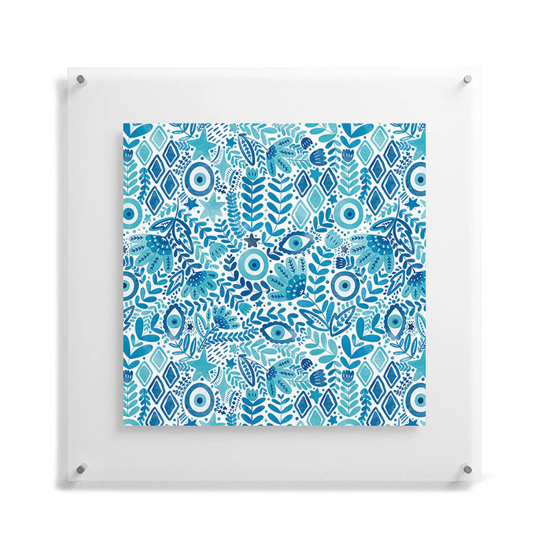 Marta Barragan Camarasa Mystical Leafy Oasis Floating Acrylic Print - Image 39
