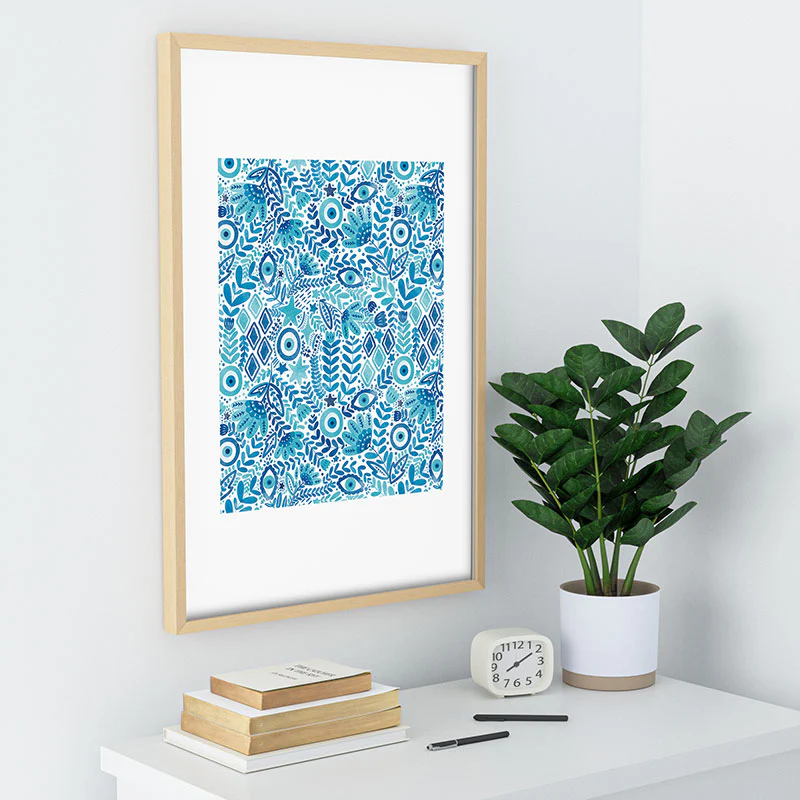 Marta Barragan Camarasa Mystical Leafy Oasis Recessed Framing Rectangle - Image 30
