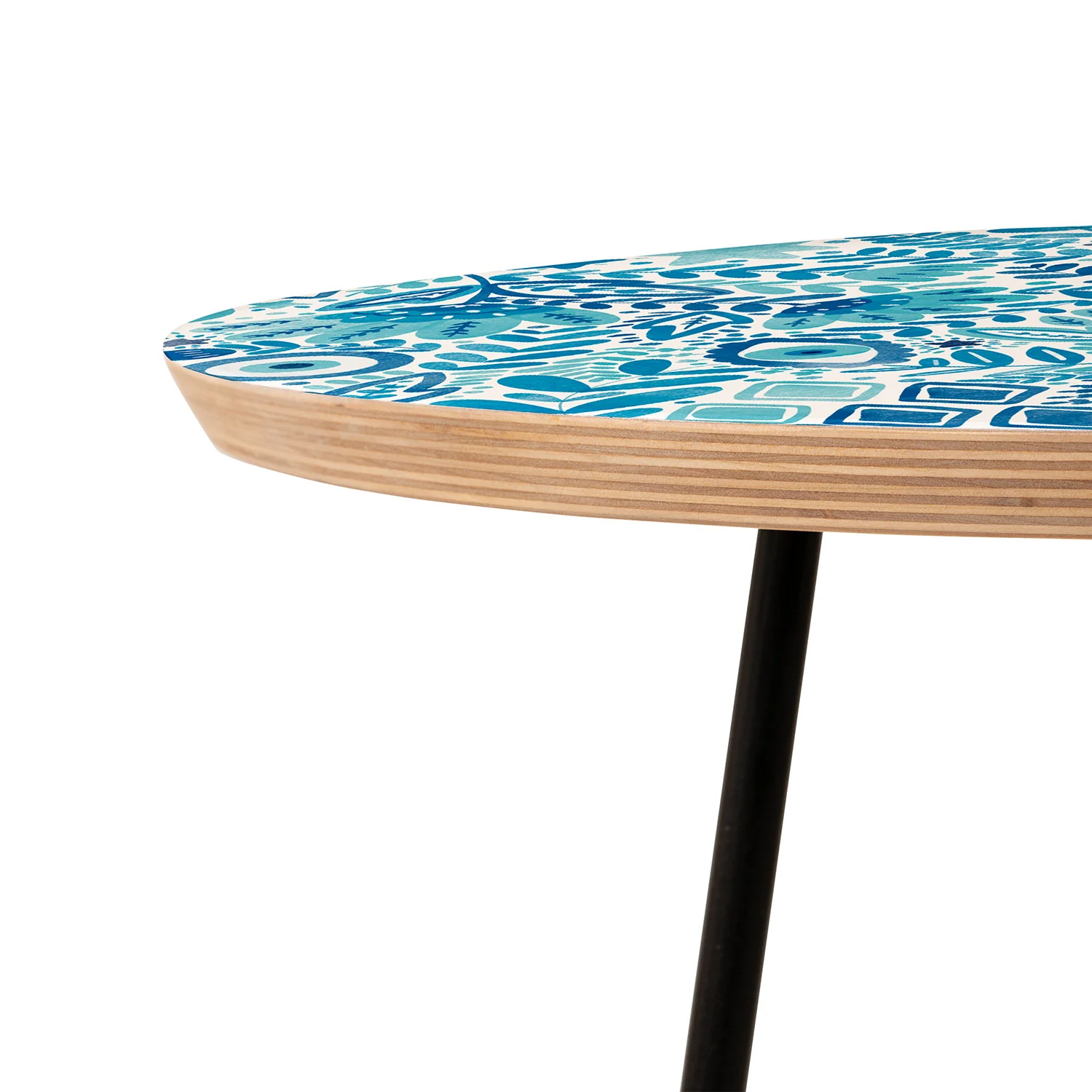 Marta Barragan Camarasa Mystical Leafy Oasis Round Side Table - Image 6
