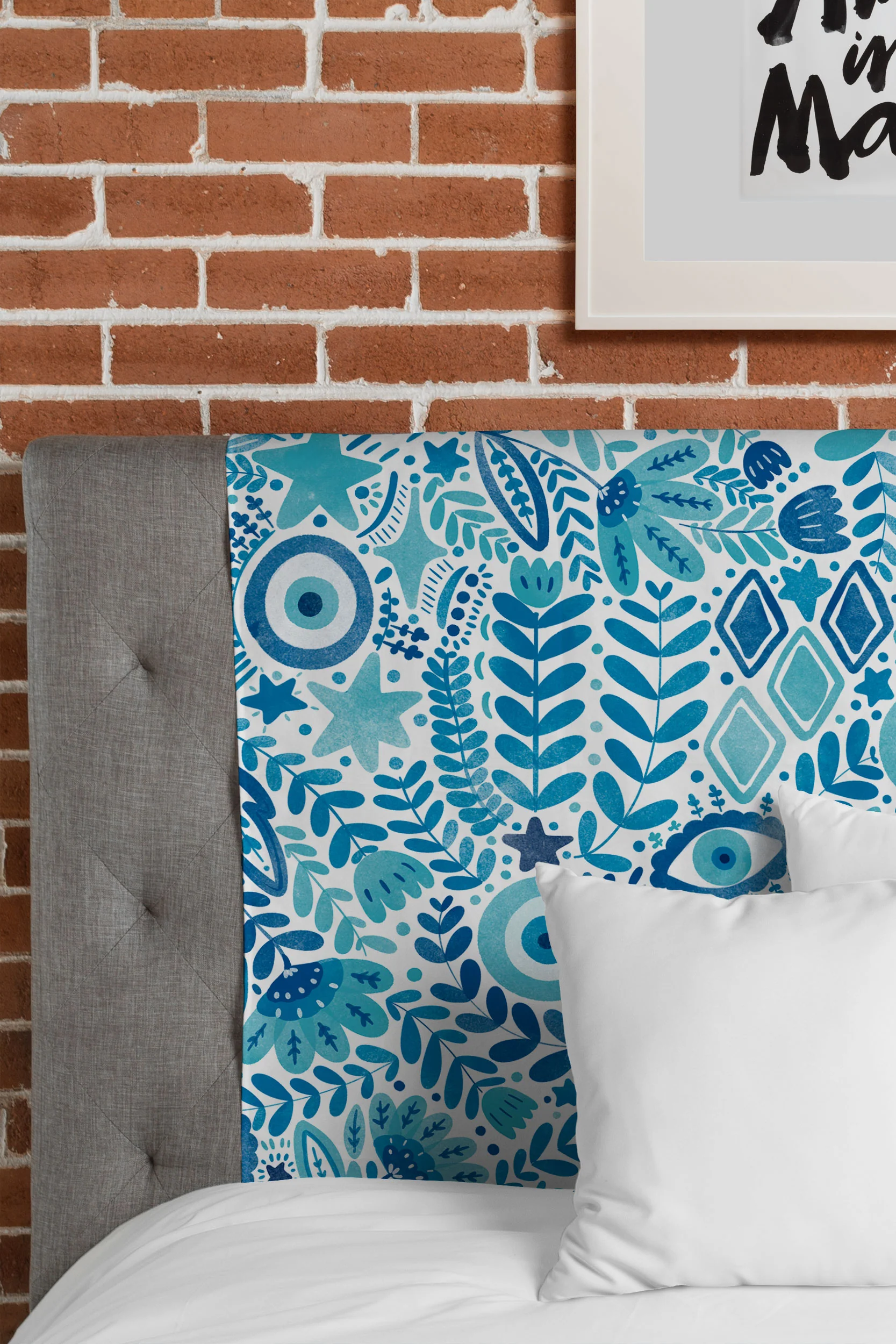 Marta Barragan Camarasa Mystical Leafy Oasis Tapestry - Image 3