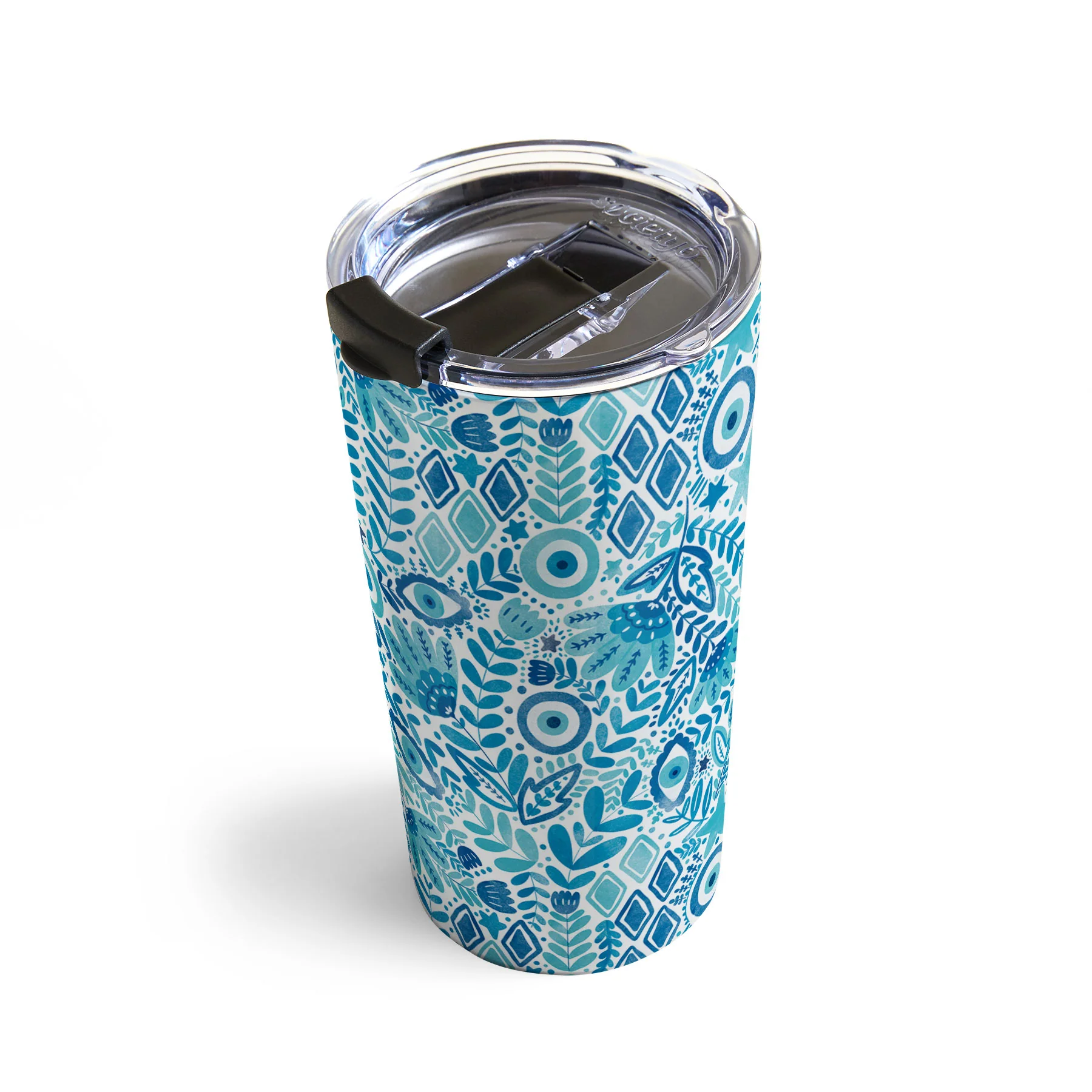 Marta Barragan Camarasa Mystical Leafy Oasis Travel Mug - Image 4