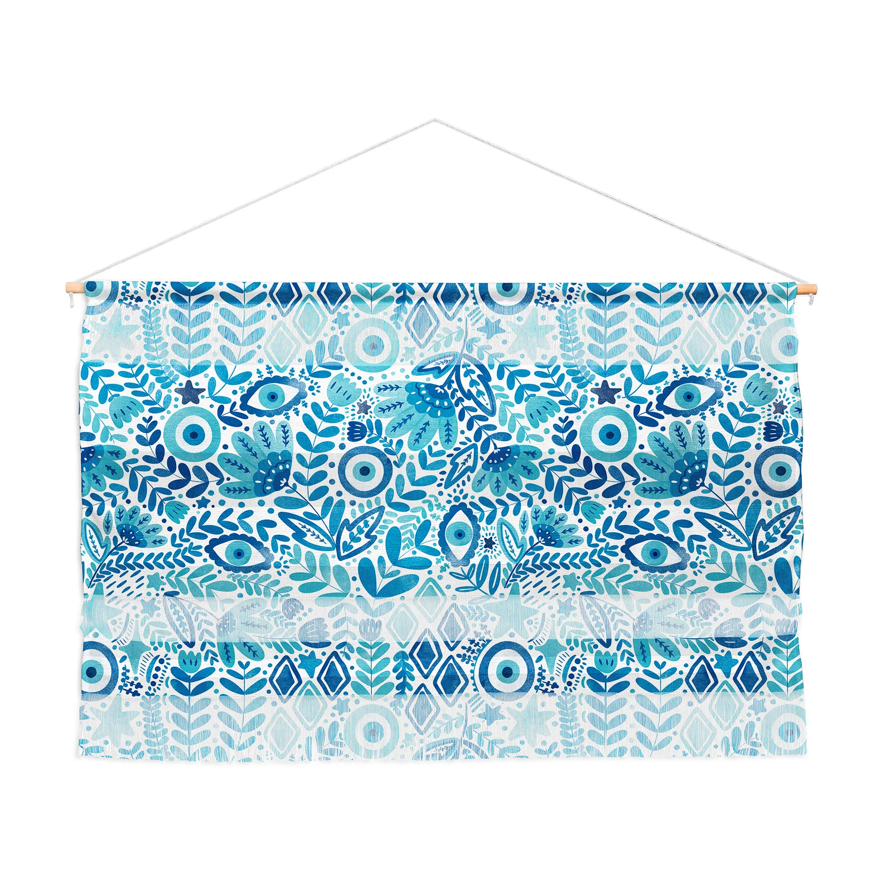 Marta Barragan Camarasa Mystical Leafy Oasis Wall Hanging Landscape - Image 2