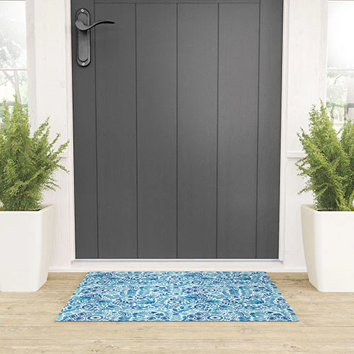 Marta Barragan Camarasa Mystical Leafy Oasis Welcome Mat - Image 3