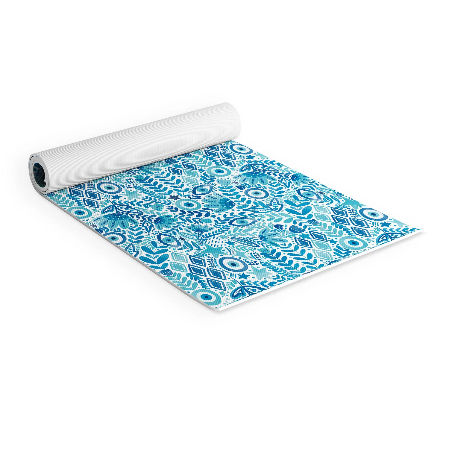 Marta Barragan Camarasa Mystical Leafy Oasis Yoga Mat - Image 2