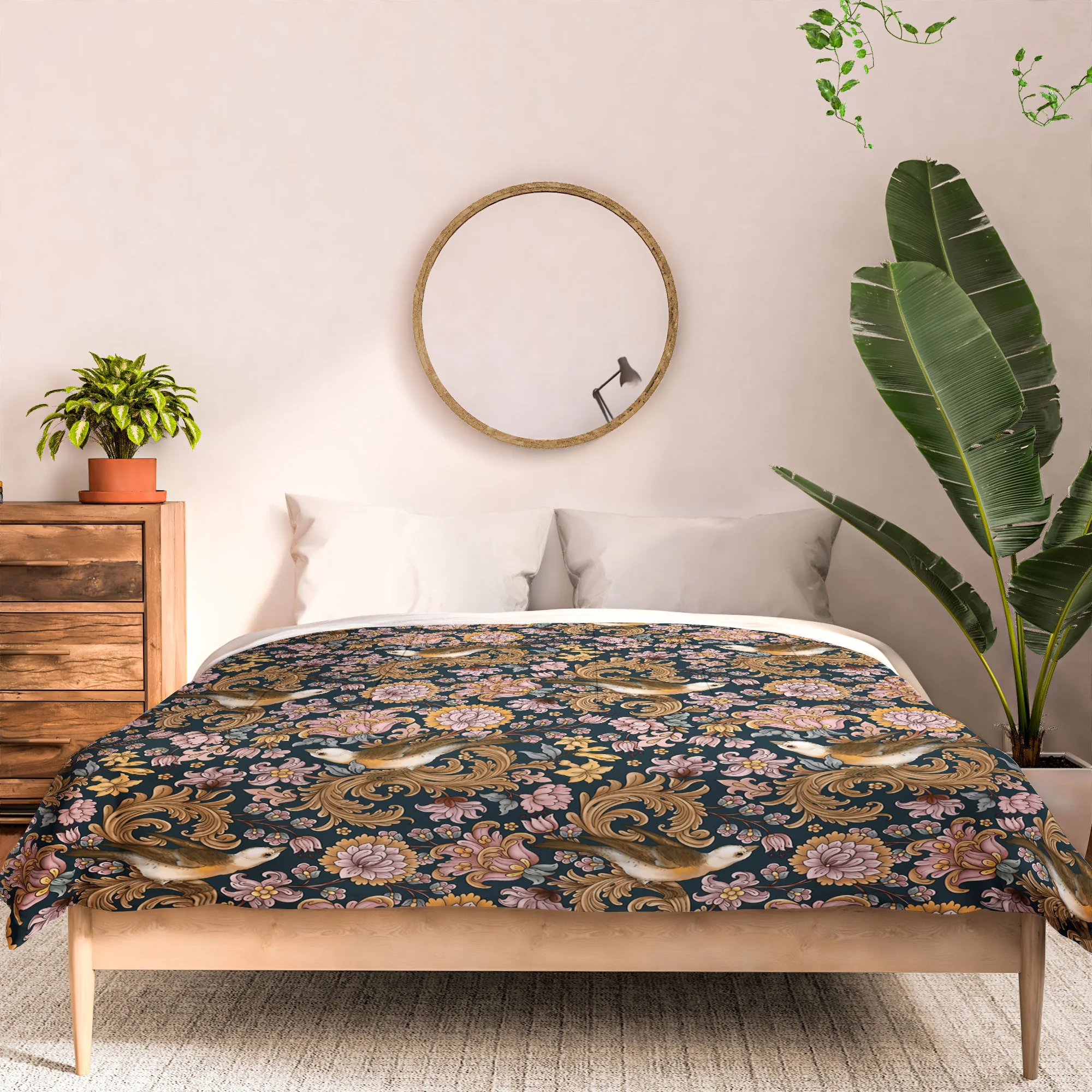 Marta Barragan Camarasa Ornate Bird Garden Comforter - Image 15