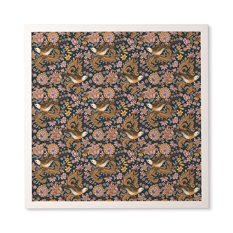 Marta Barragan Camarasa Ornate Bird Garden Framed Wall Art - Image 17