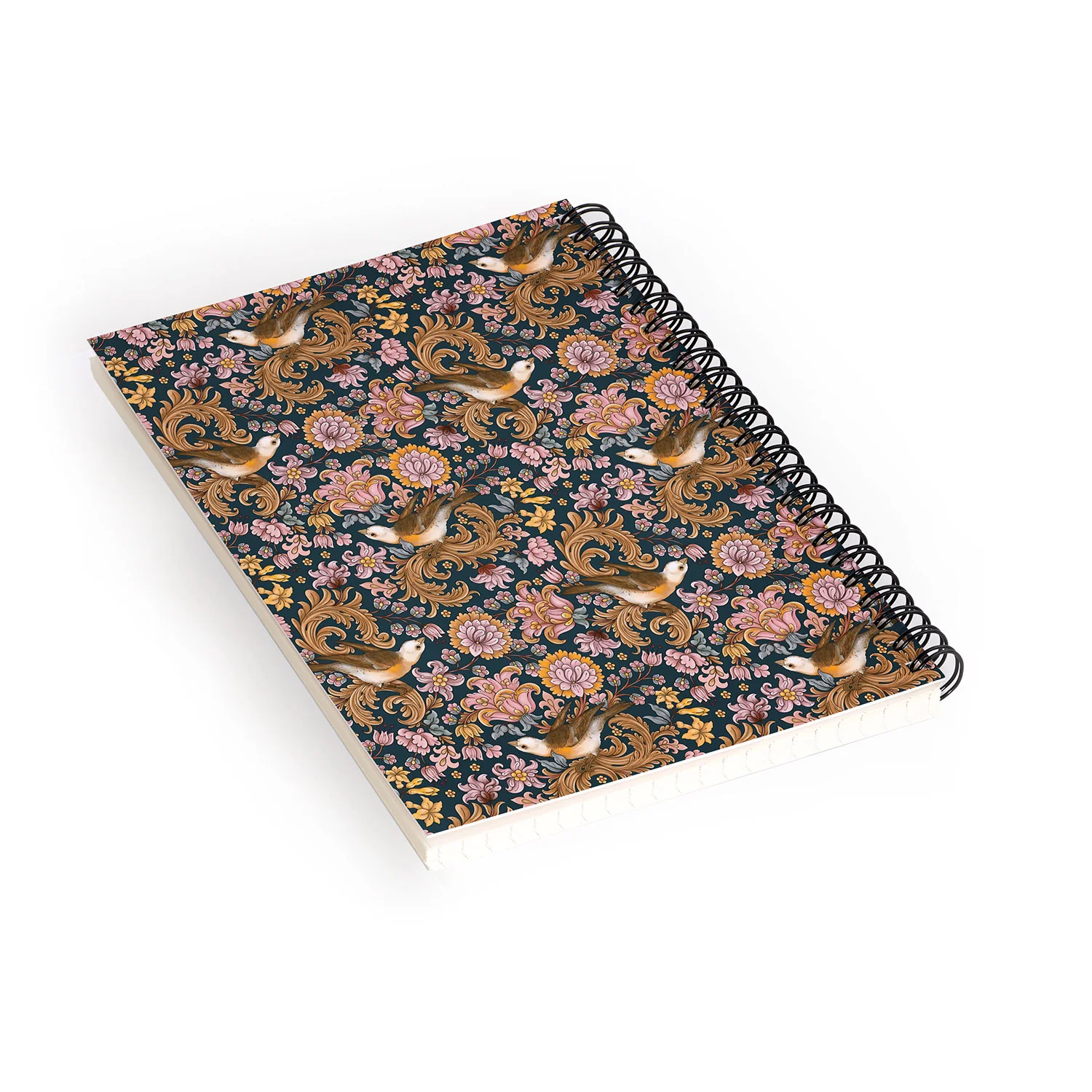 Marta Barragan Camarasa Ornate Bird Garden Spiral Notebook - Image 2