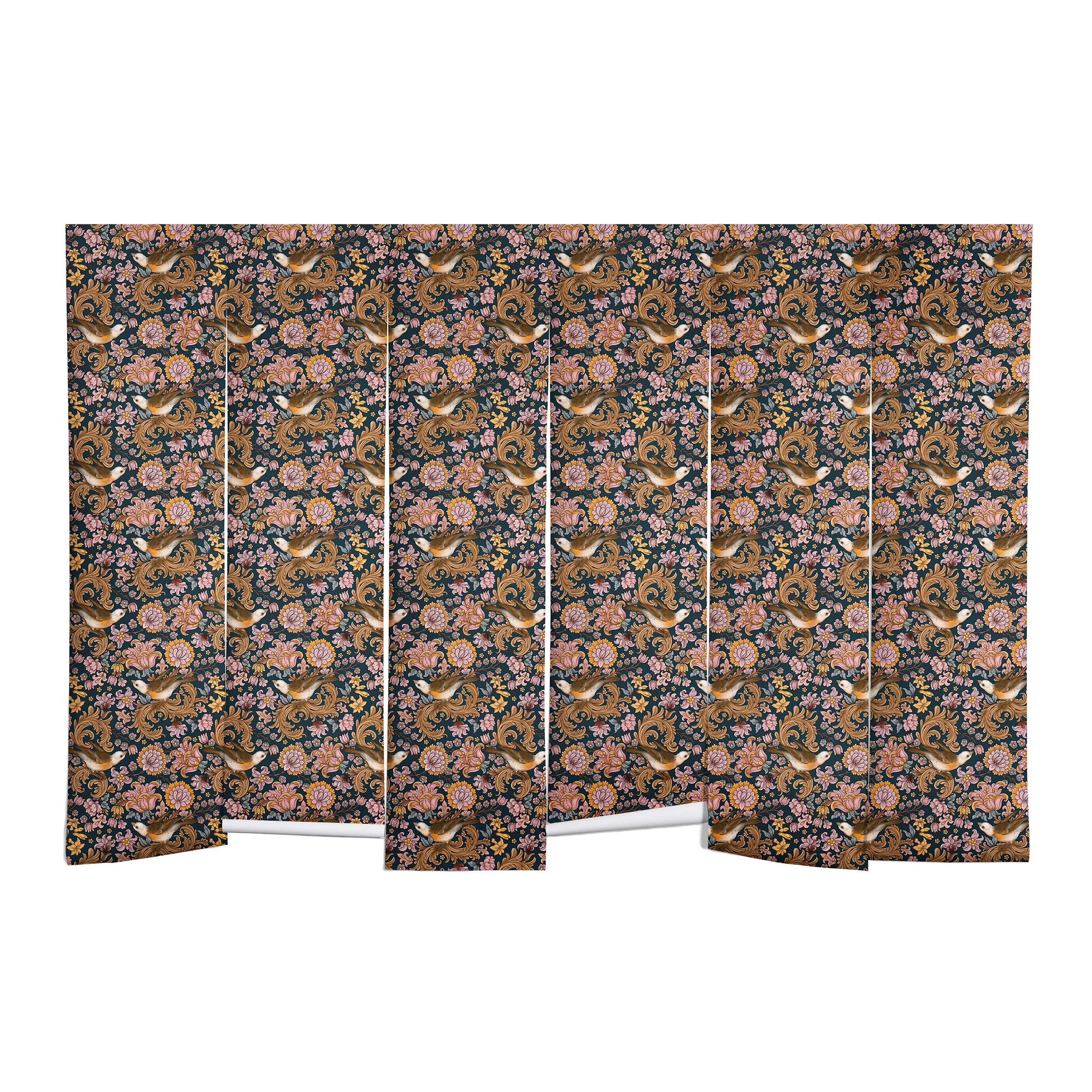 Marta Barragan Camarasa Ornate Bird Garden Wall Mural - Image 2