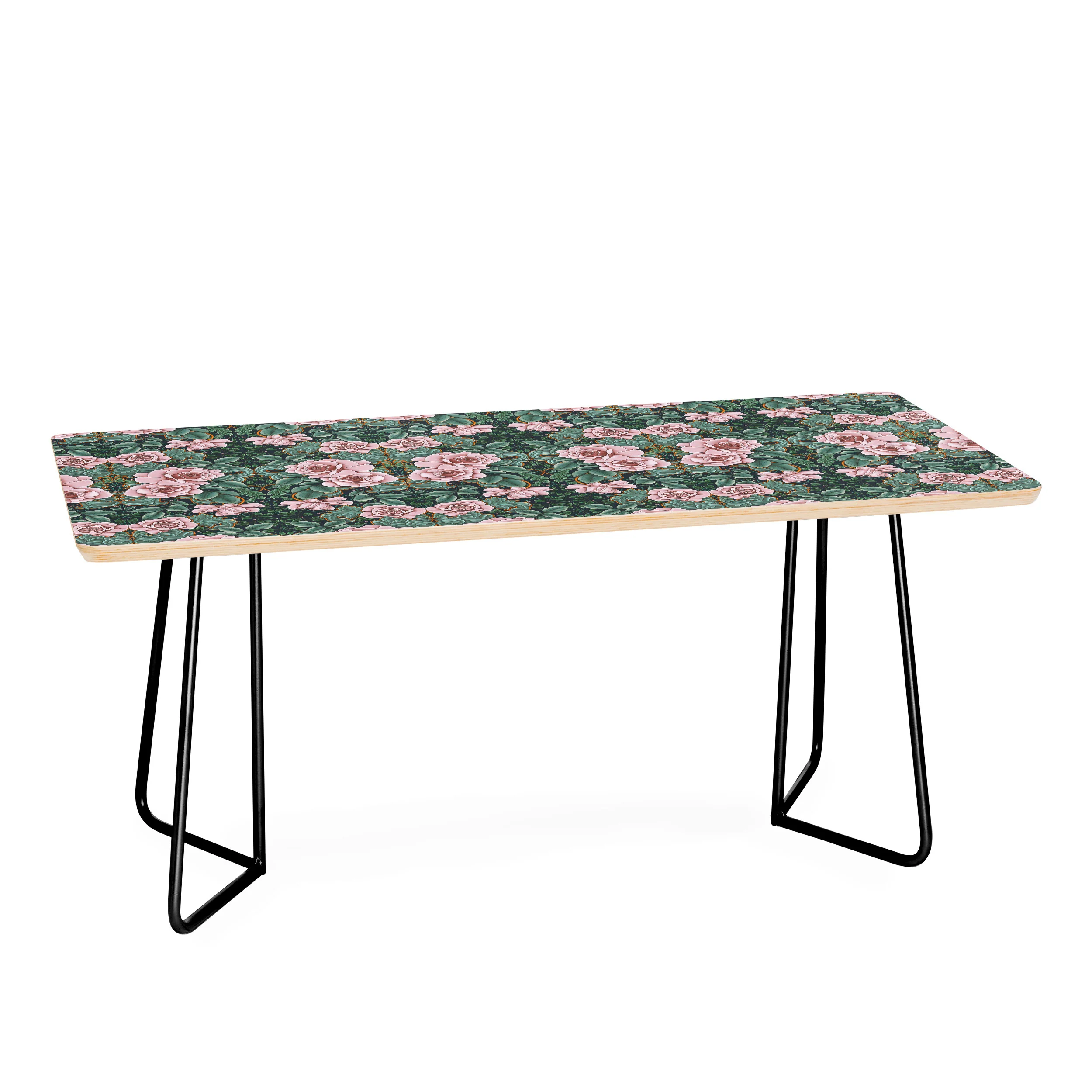 Marta Barragan Camarasa Ornate Vintage Rose Garden Coffee Table - Image 2