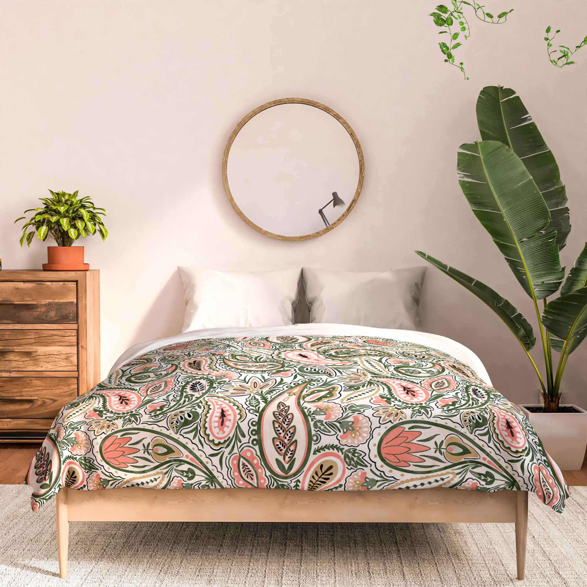 Marta Barragan Camarasa Paisley Garden Delight Comforter - Image 3