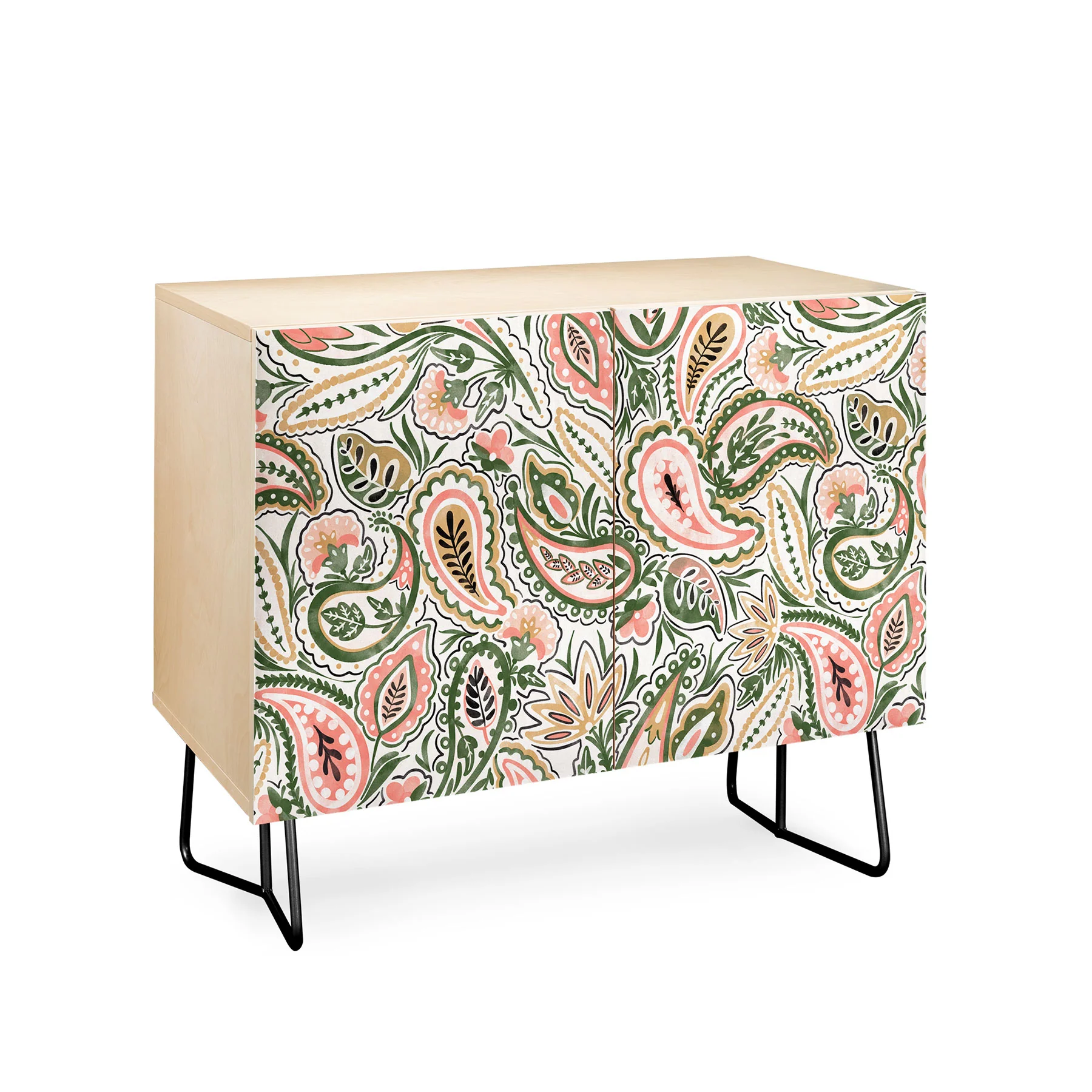 Marta Barragan Camarasa Paisley Garden Delight Credenza - Image 11