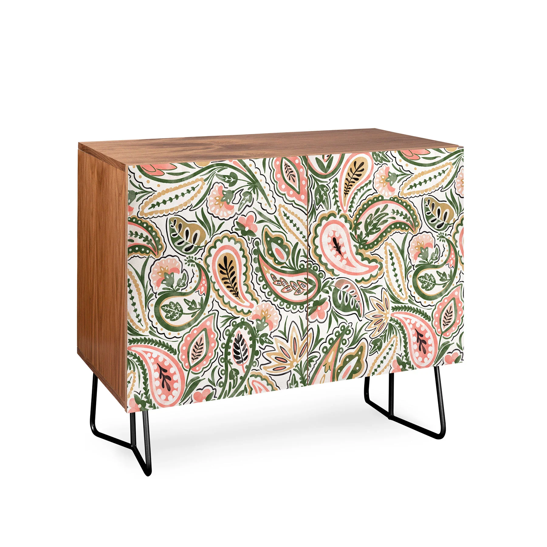 Marta Barragan Camarasa Paisley Garden Delight Credenza - Image 5