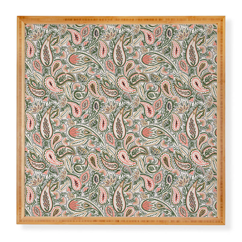 Marta Barragan Camarasa Paisley Garden Delight Framed Wall Art - Image 3