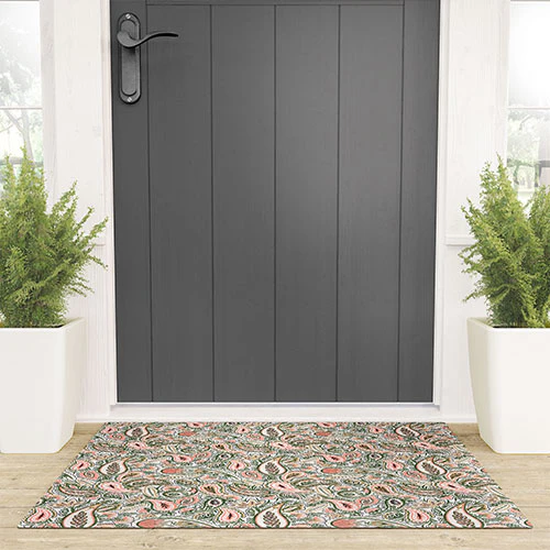 Marta Barragan Camarasa Paisley Garden Delight Welcome Mat - Image 4