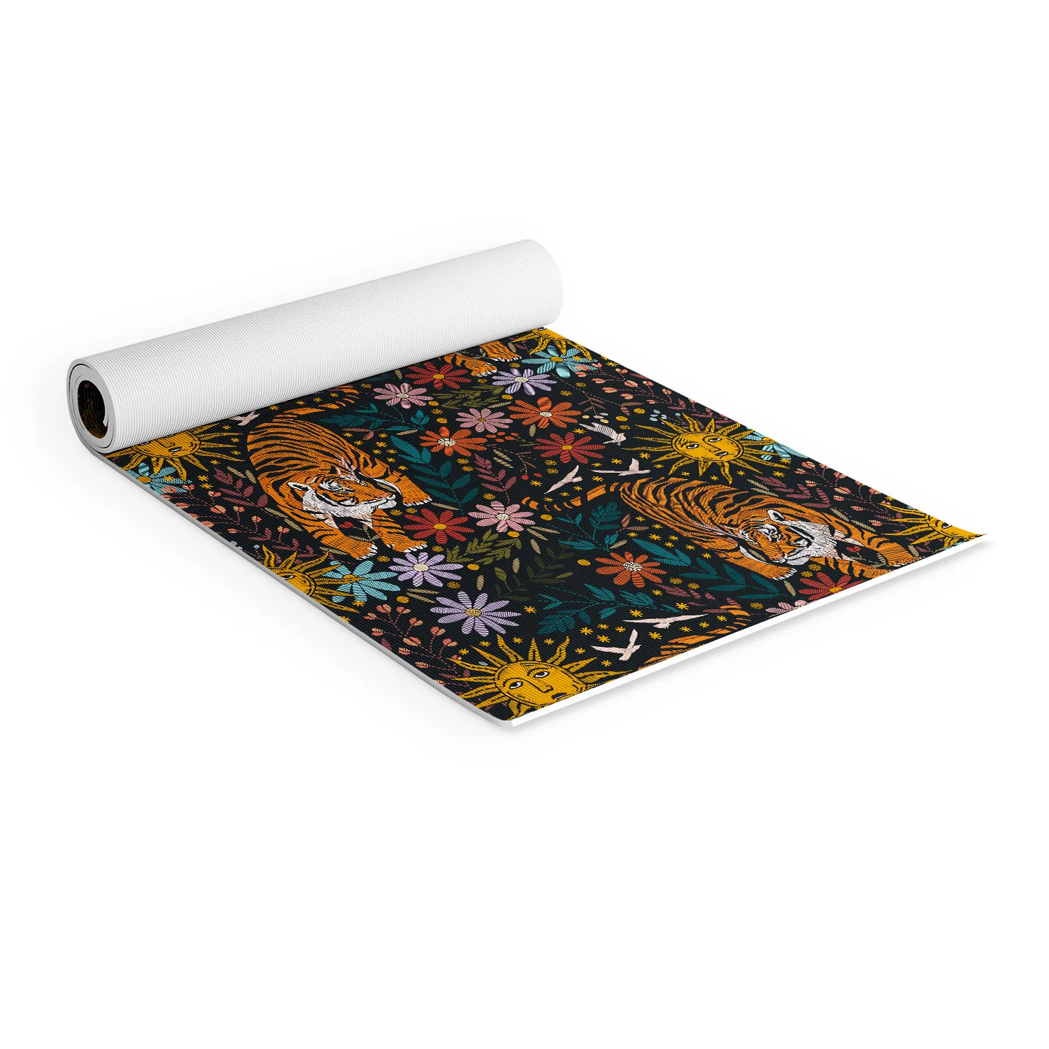 Marta Barragan Camarasa Sunlit Tiger Haven Yoga Mat - Image 2