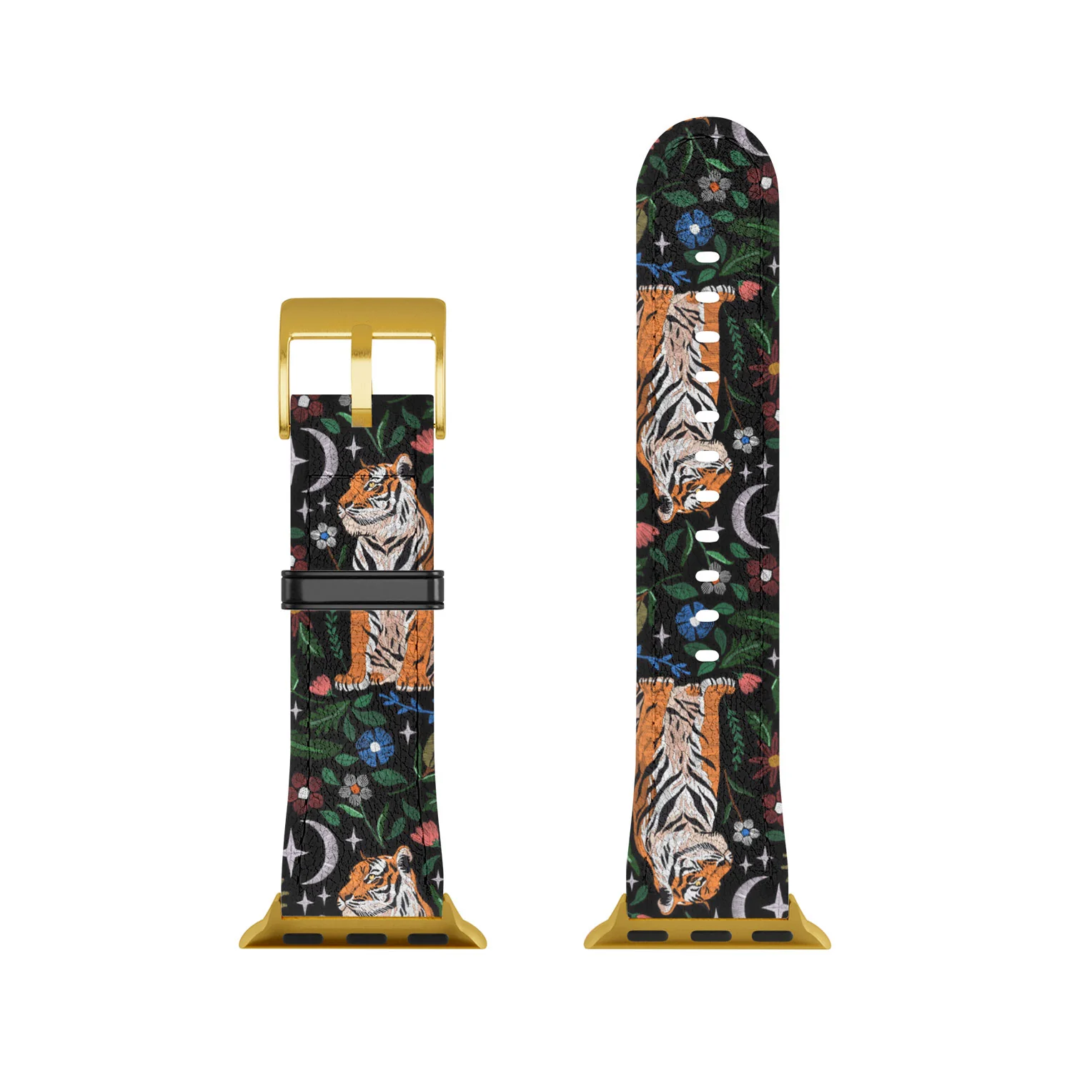 Marta Barragan Camarasa Tiger Blooming Night Apple Watch Band - Image 10