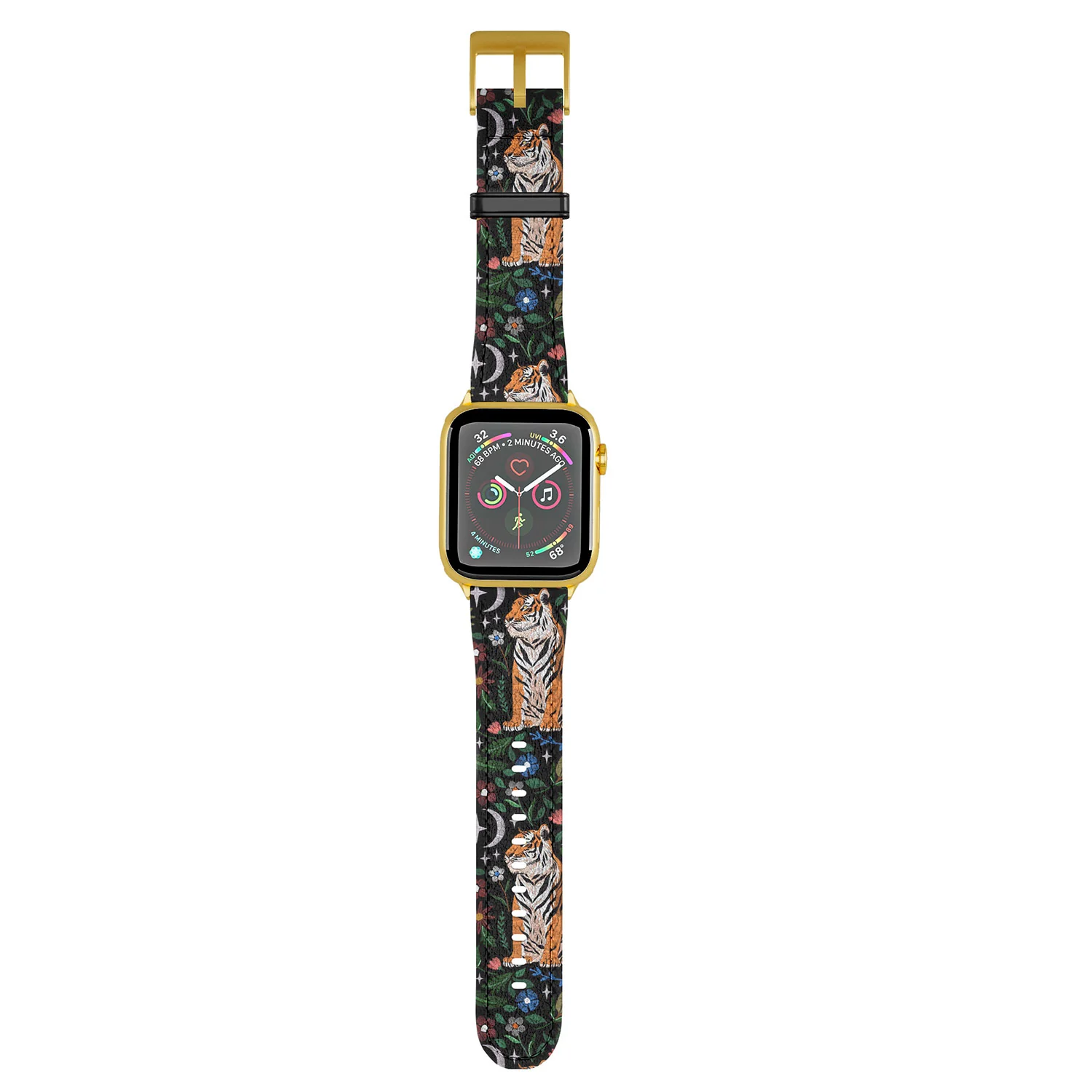 Marta Barragan Camarasa Tiger Blooming Night Apple Watch Band - Image 12