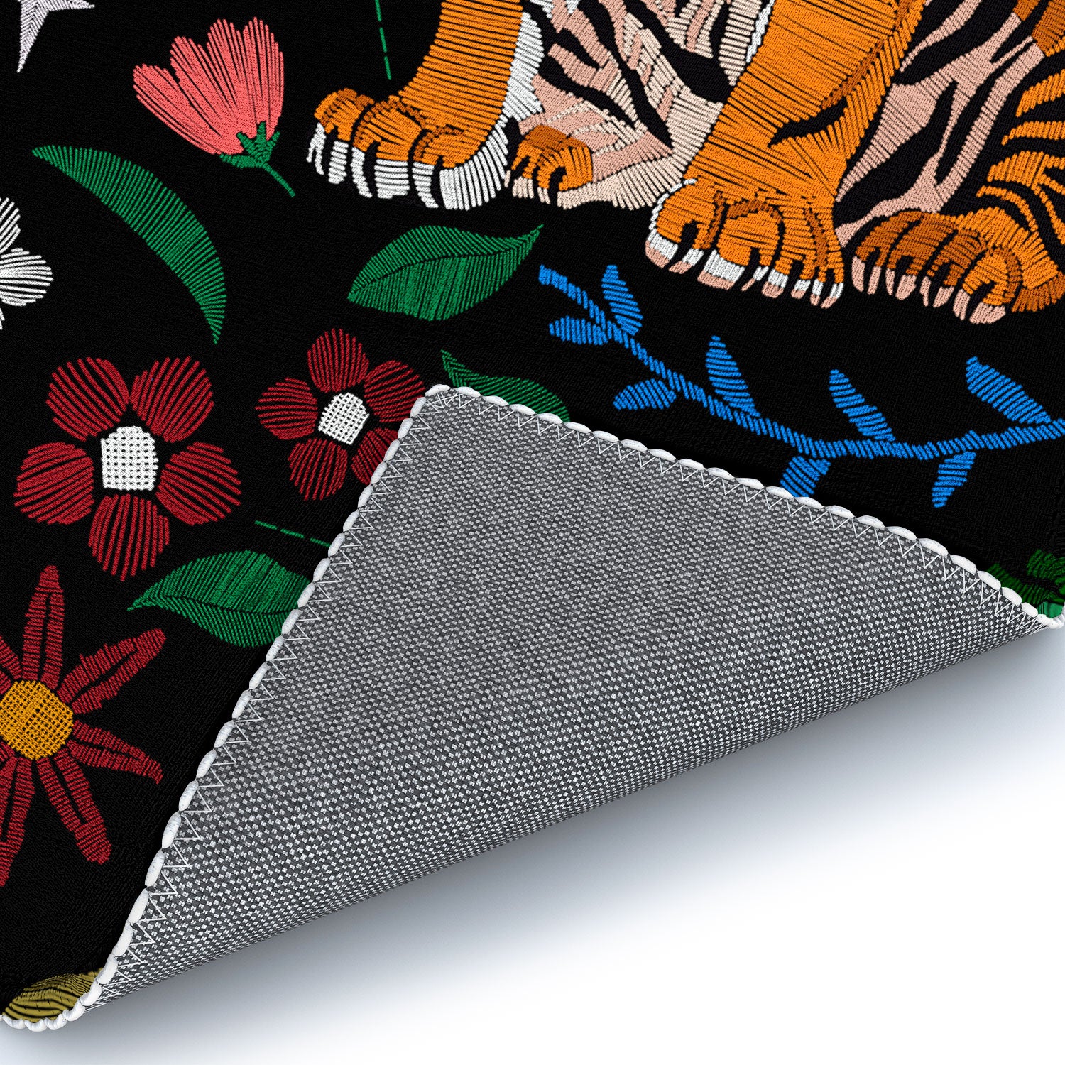Marta Barragan Camarasa Tiger Blooming Night Area Rug - Image 10