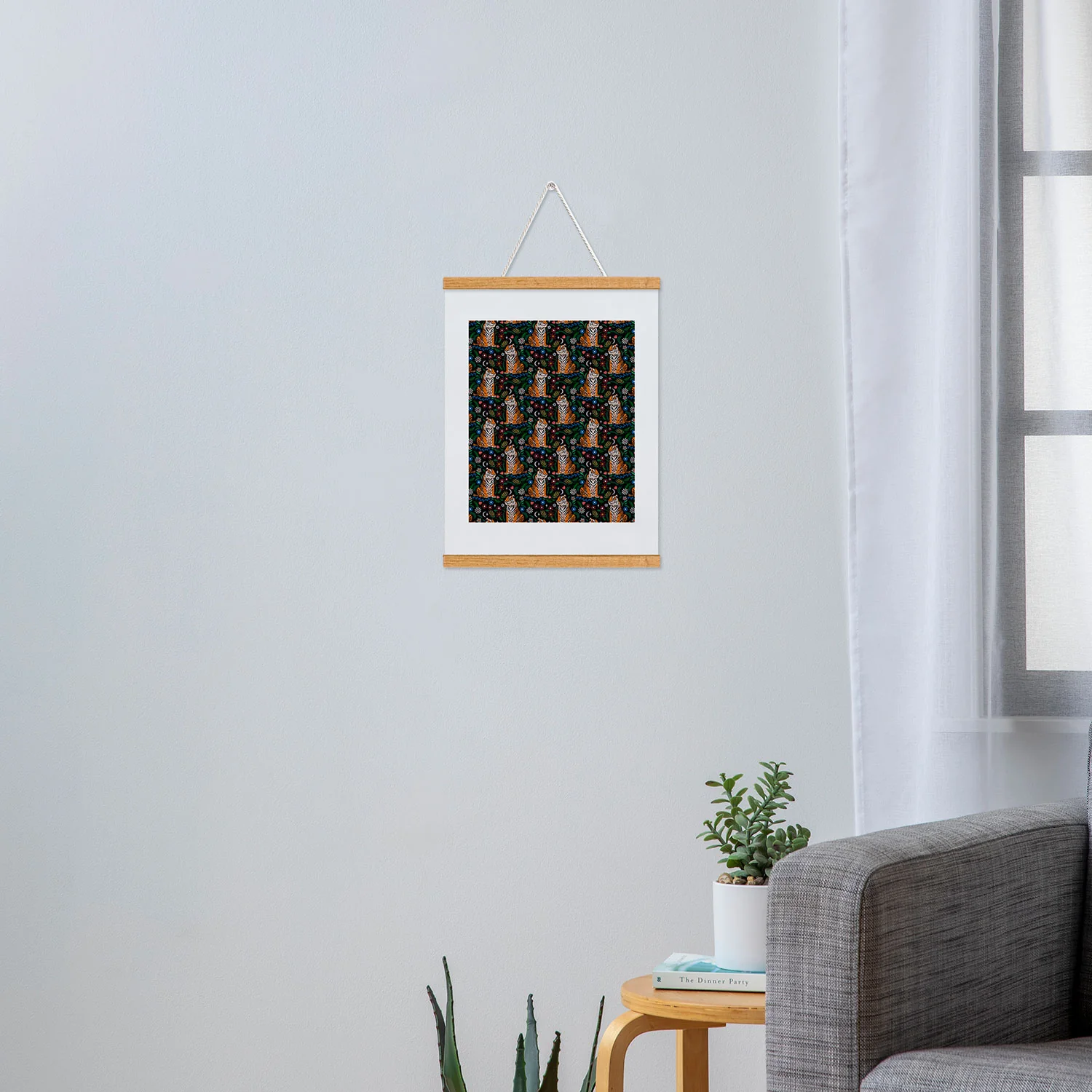 Marta Barragan Camarasa Tiger Blooming Night Art Print - Image 33