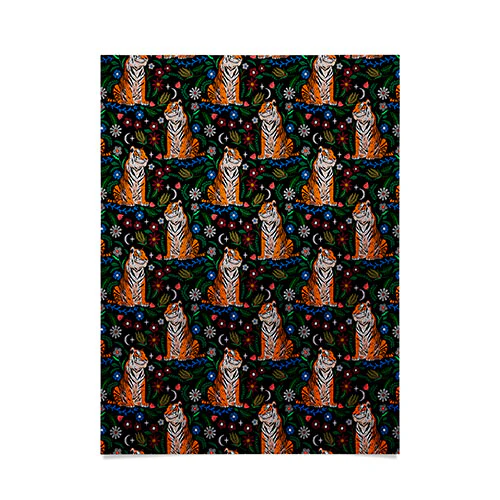 Marta Barragan Camarasa Tiger Blooming Night Poster