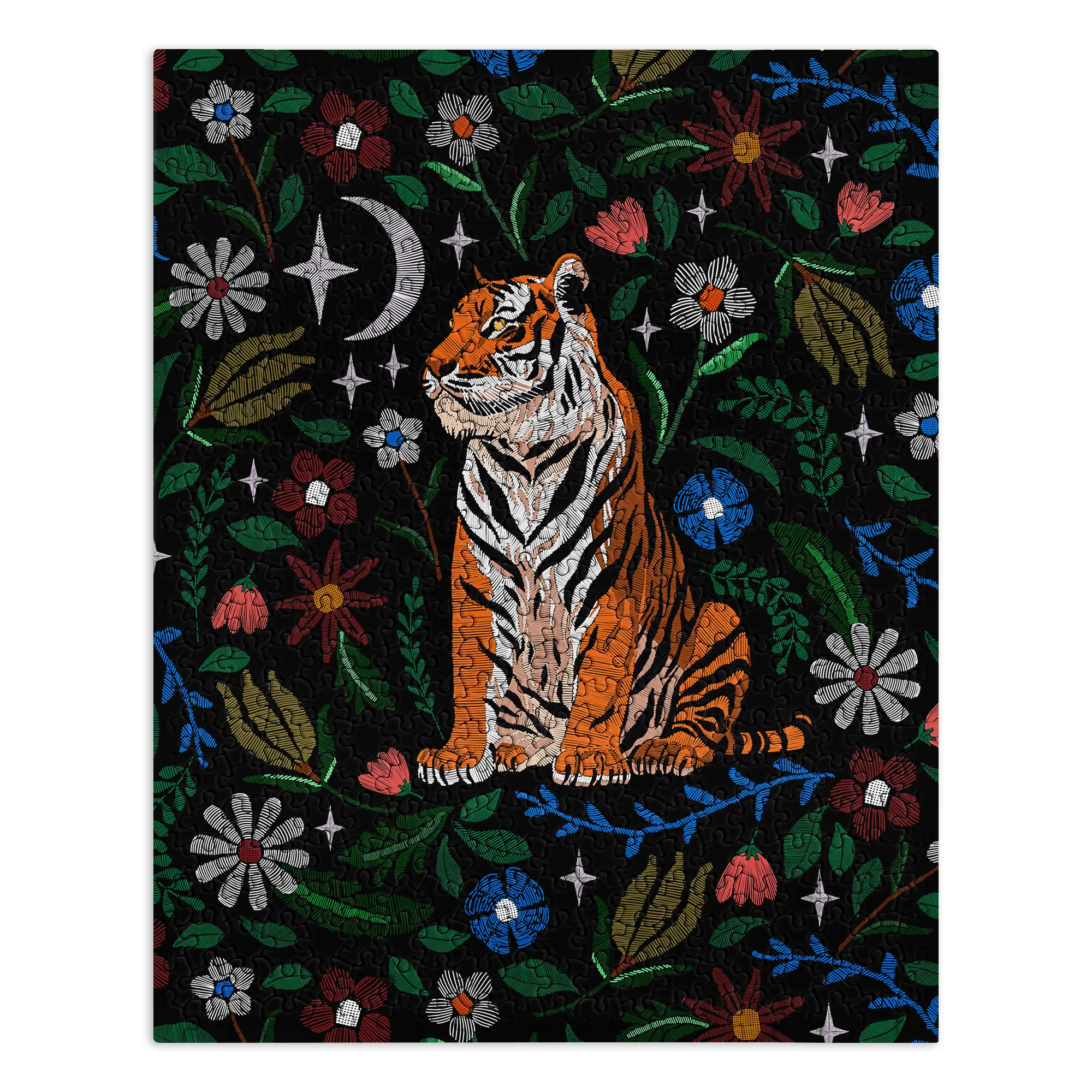 Marta Barragan Camarasa Tiger Blooming Night Puzzle - Image 2