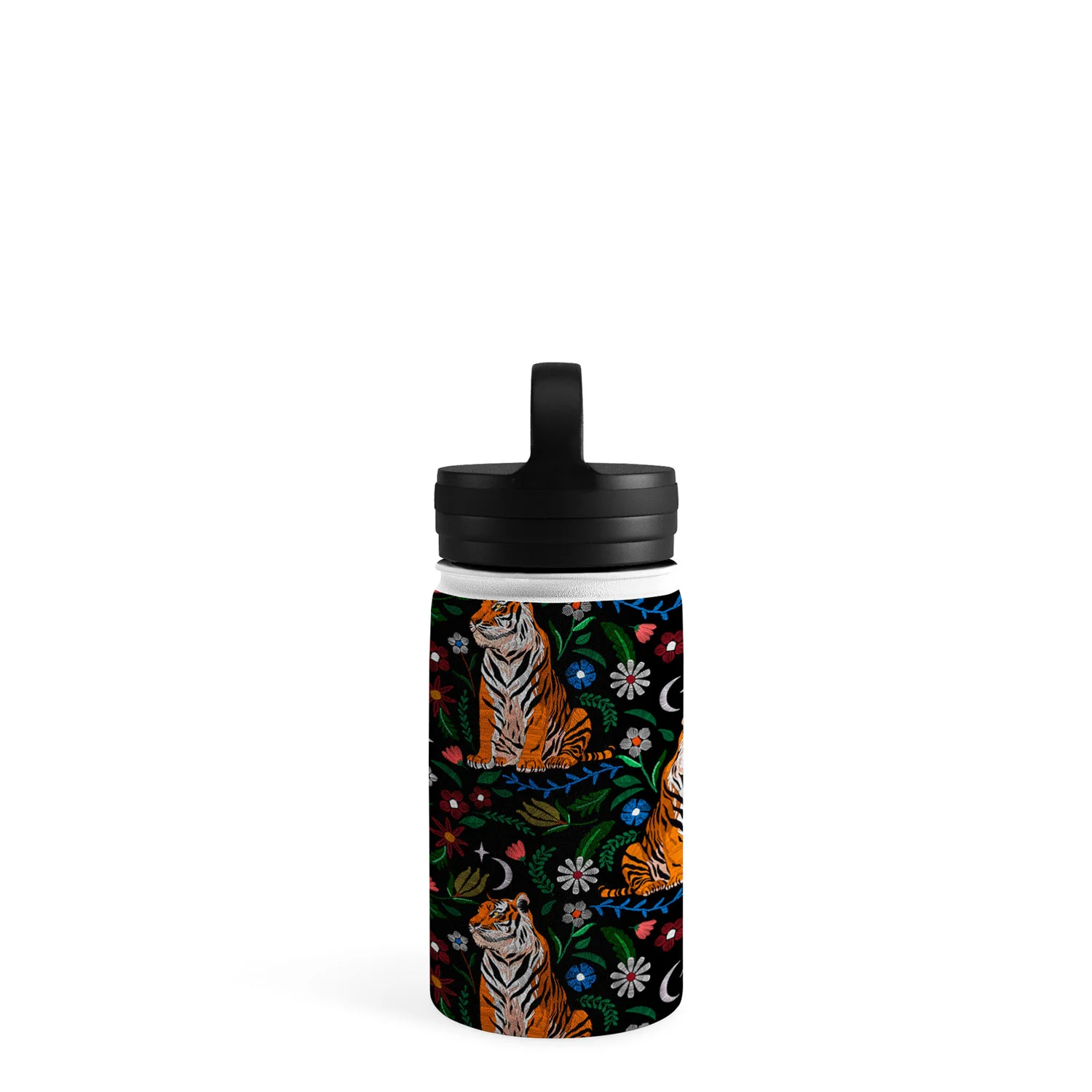 Marta Barragan Camarasa Tiger Blooming Night Water Bottle - Image 10