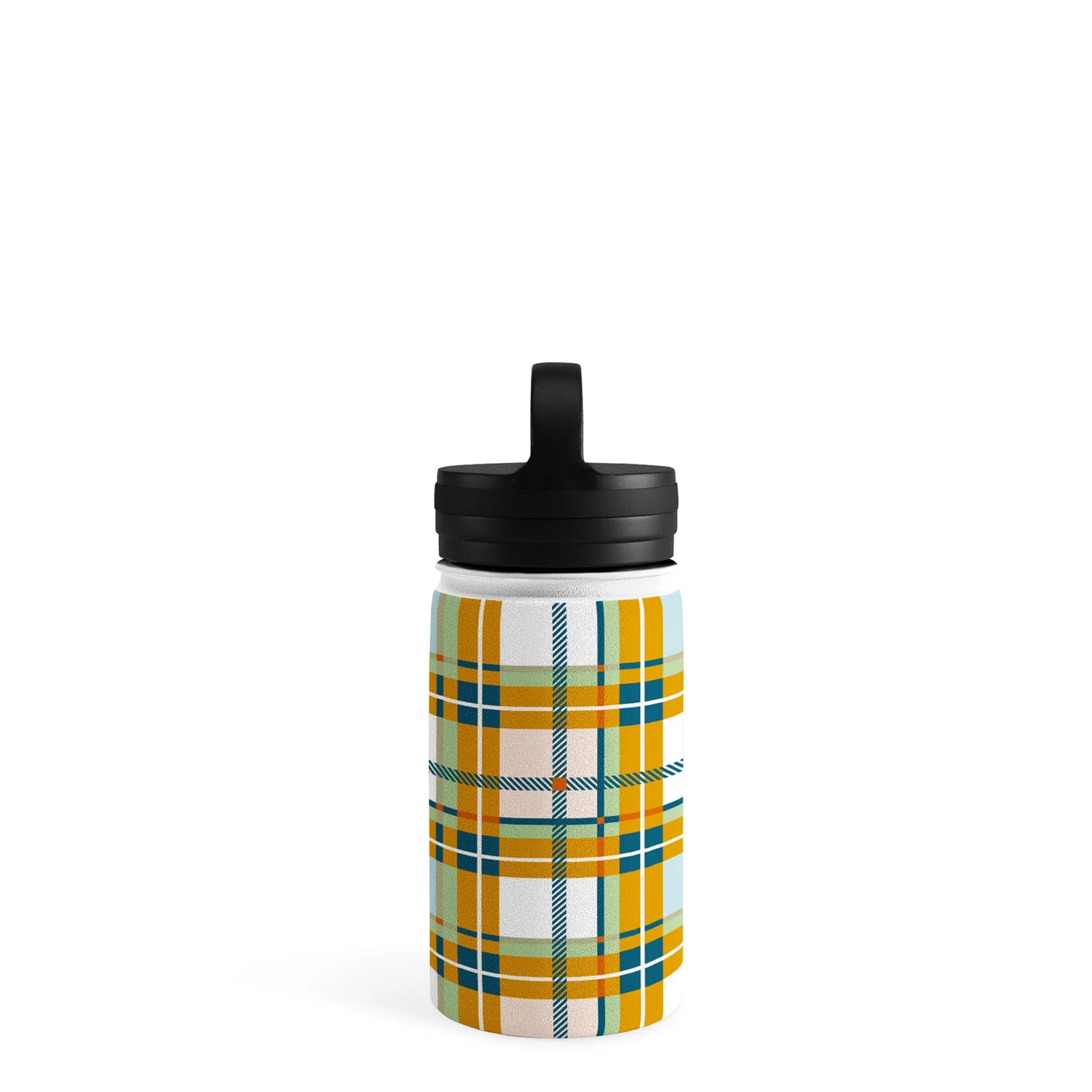 Marta Barragan Camarasa Warm Plaid Fusion Water Bottle - Image 11