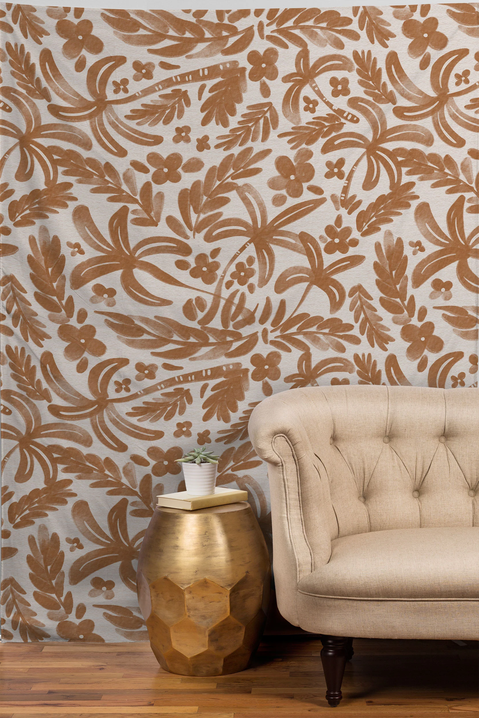 Marta Barragan Camarasa Warm Tropical Oasis Tapestry - Image 2