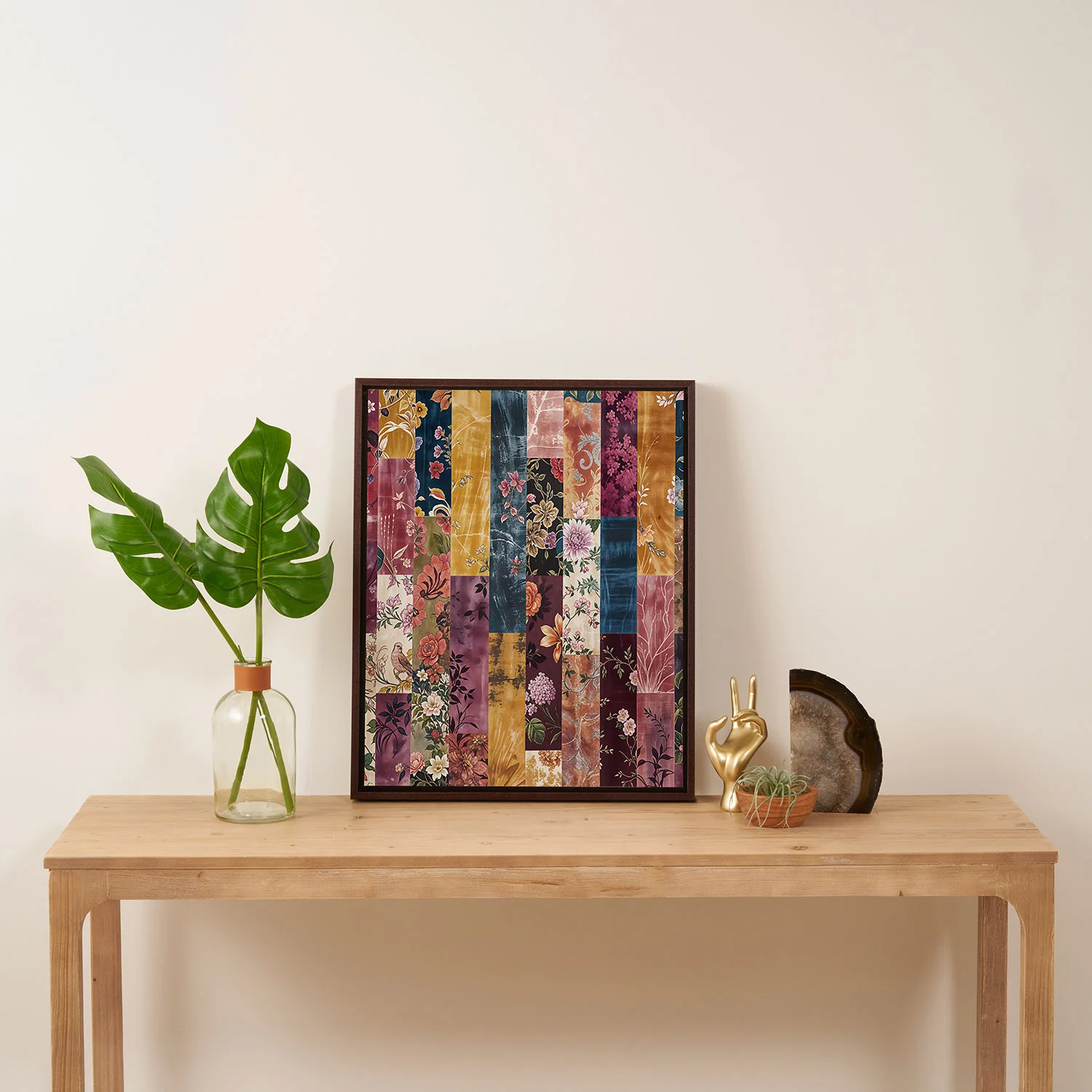 Megan Morris Gypsy Souk Patchwork Art Canvas - Image 28