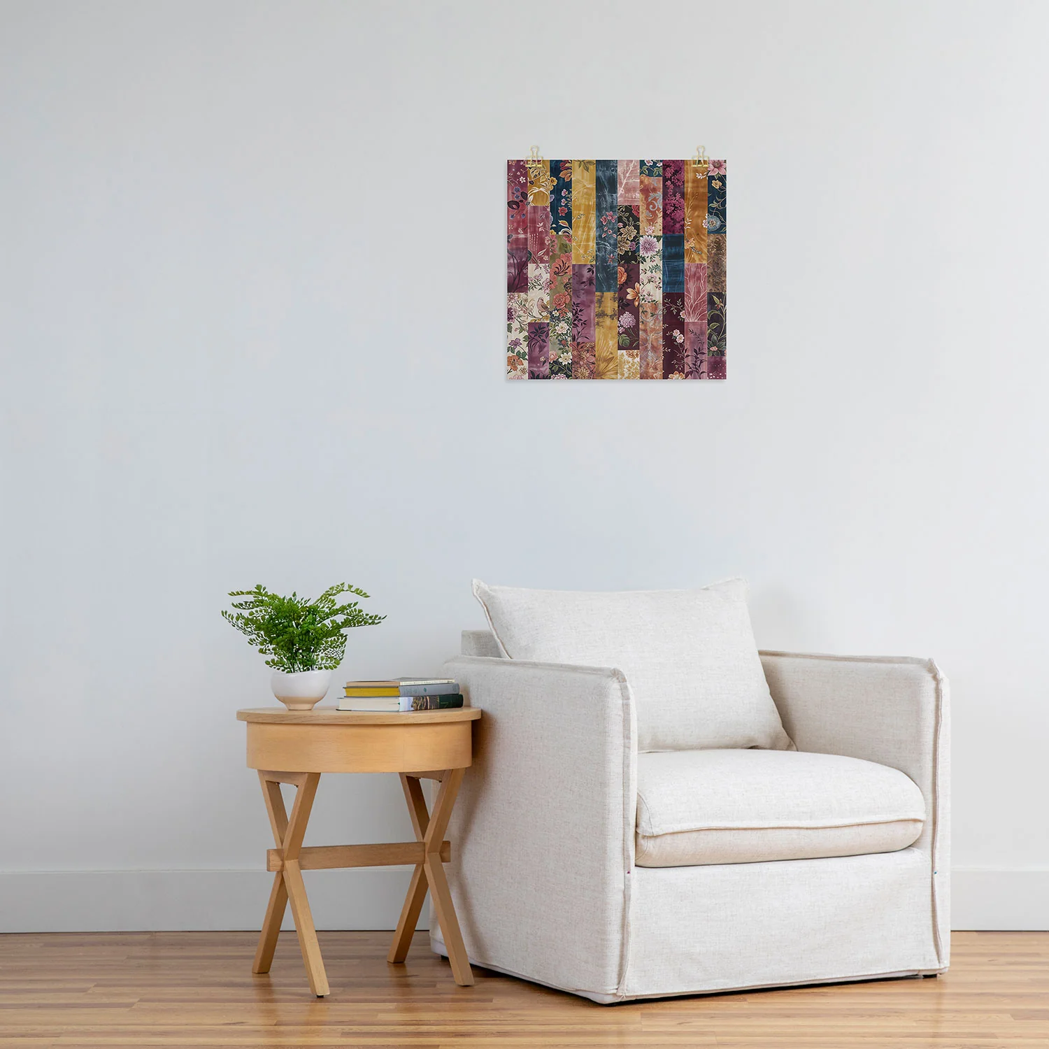 Megan Morris Gypsy Souk Patchwork Art Print - Image 18