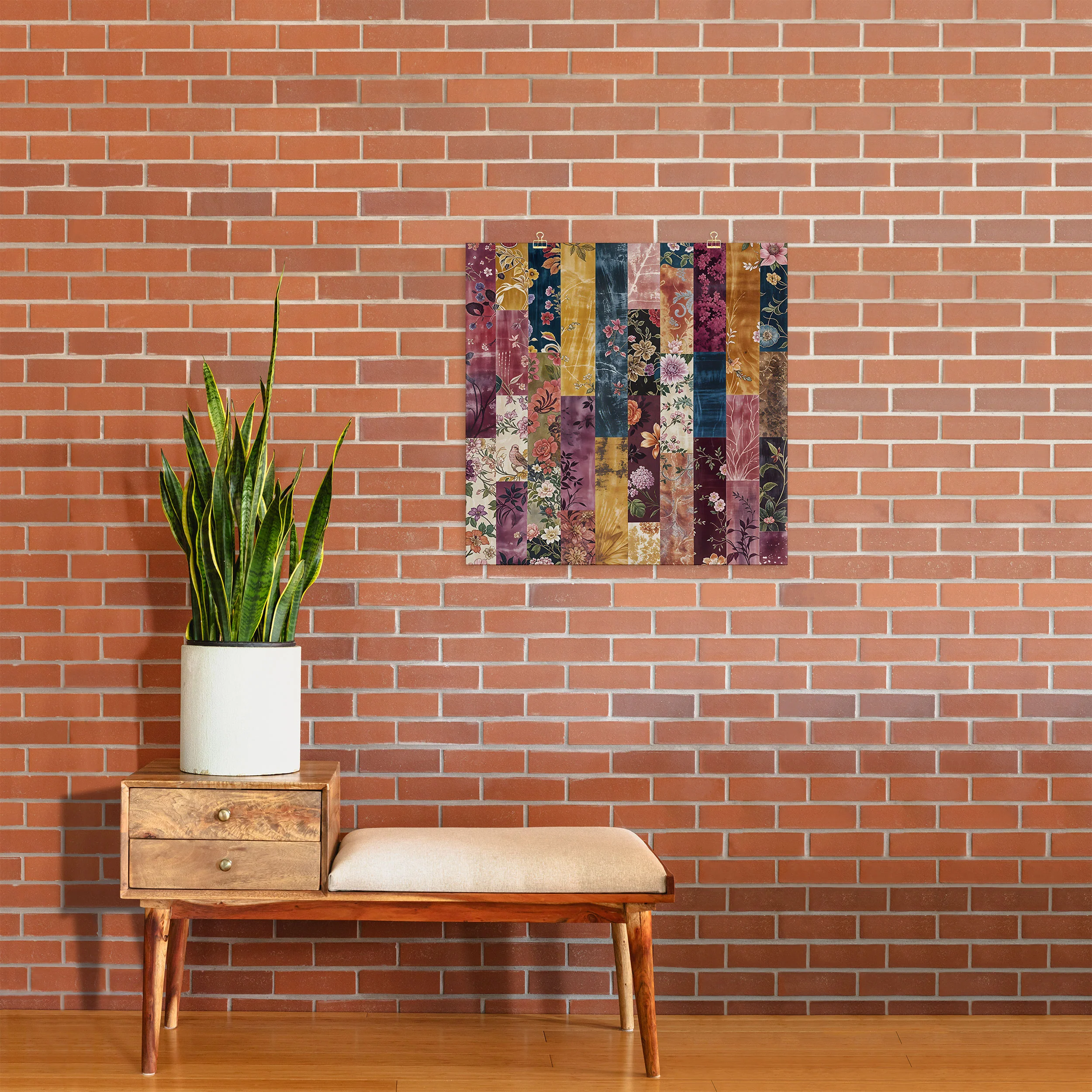 Megan Morris Gypsy Souk Patchwork Art Print - Image 20