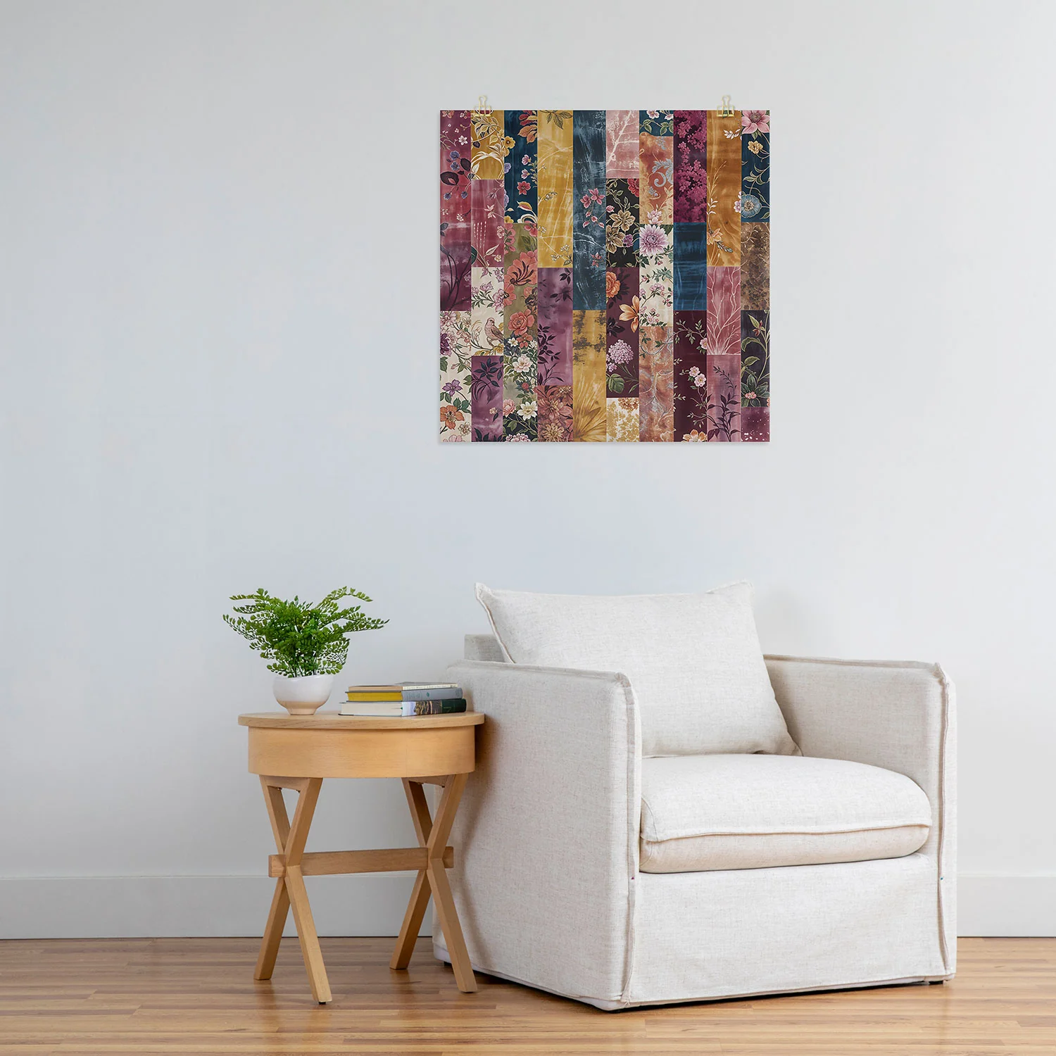 Megan Morris Gypsy Souk Patchwork Art Print - Image 21