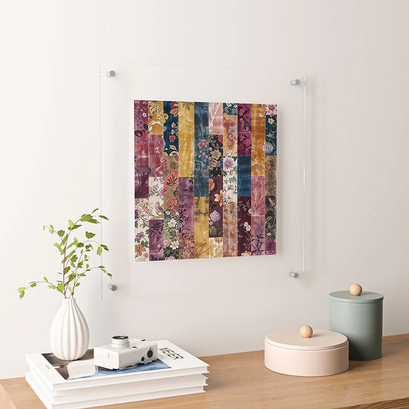 Megan Morris Gypsy Souk Patchwork Floating Acrylic Print - Image 28