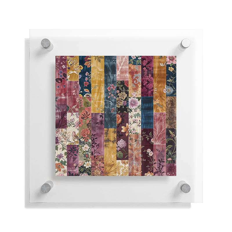 Megan Morris Gypsy Souk Patchwork Floating Acrylic Print - Image 9