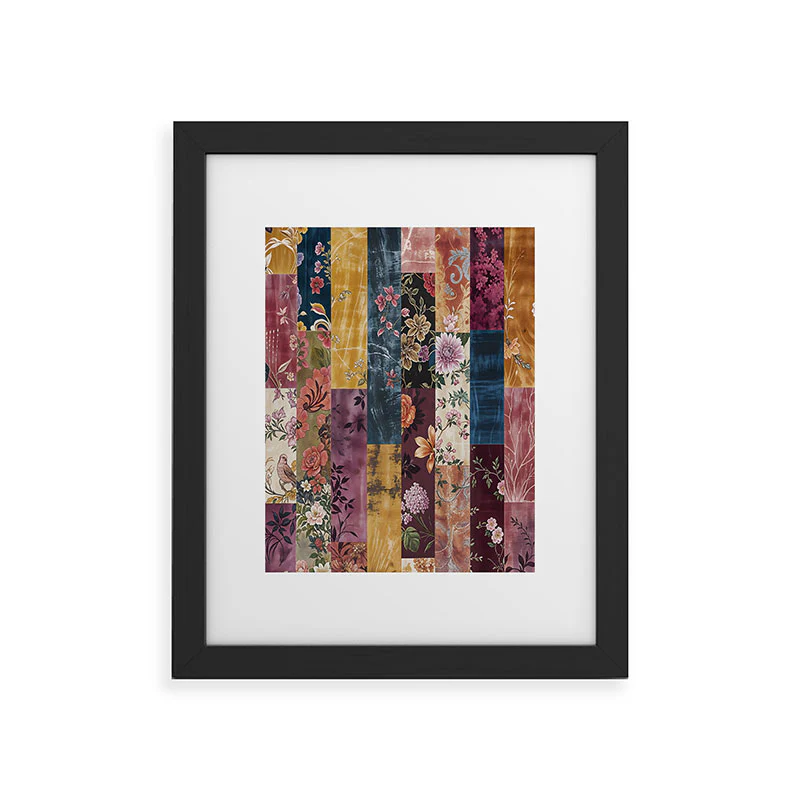 Megan Morris Gypsy Souk Patchwork Framed Art Print