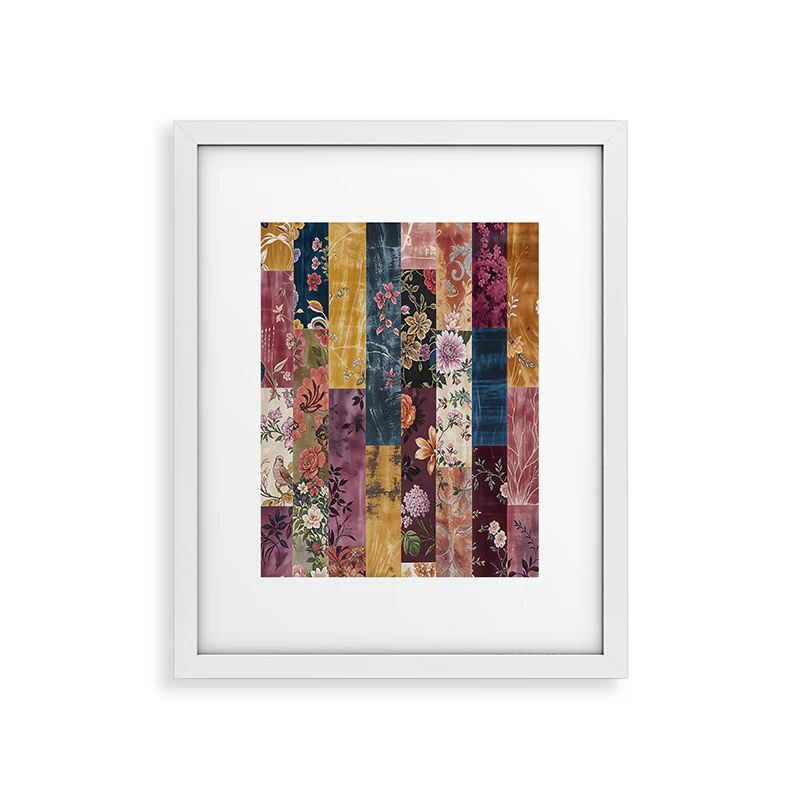Megan Morris Gypsy Souk Patchwork Framed Art Print - Image 41
