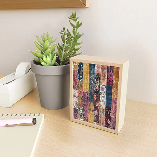 Megan Morris Gypsy Souk Patchwork Framed Mini Art Print - Image 8